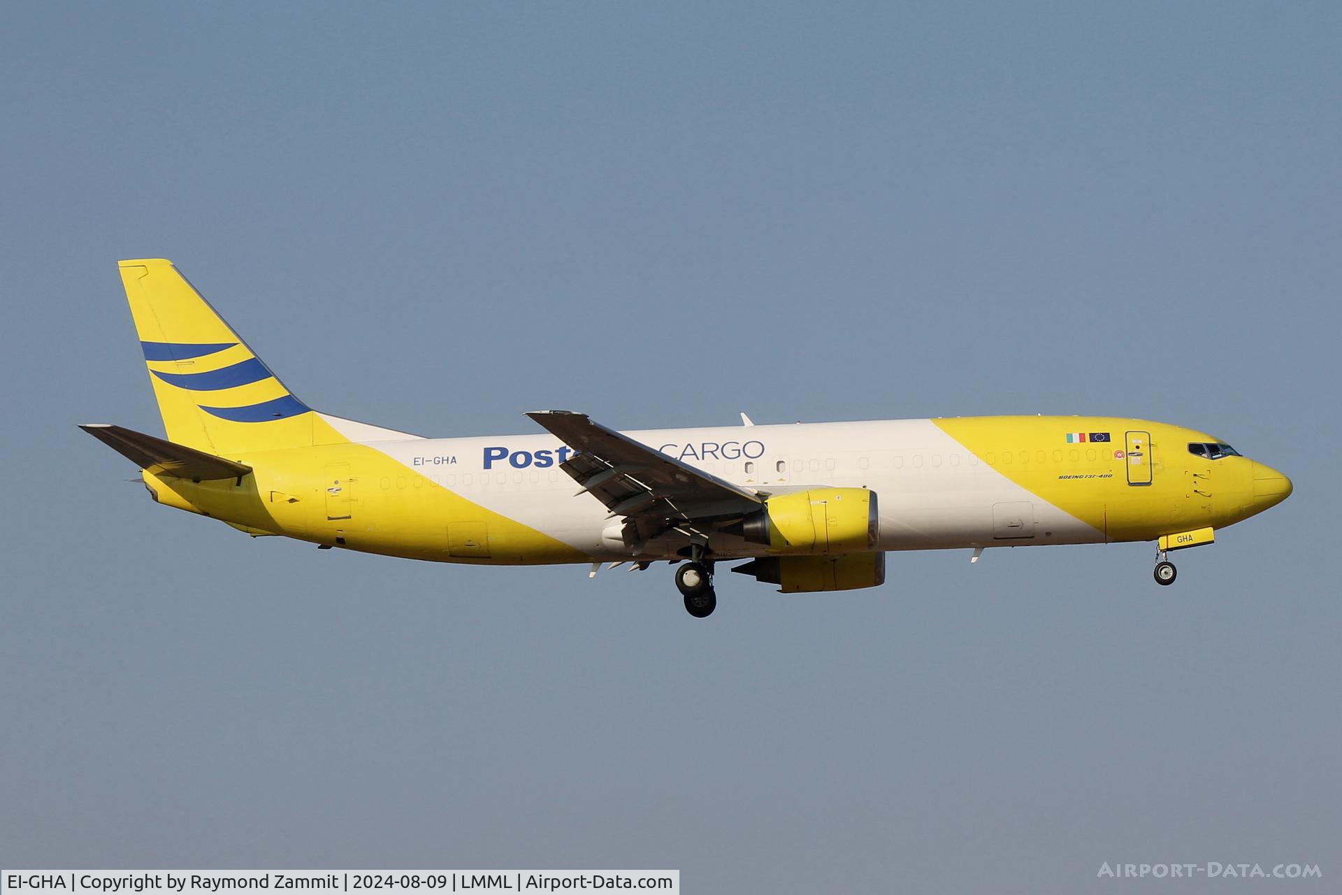 EI-GHA, 1999 Boeing 737-490 C/N 28895, B737-400 EI-GHA Poste Air Cargo
