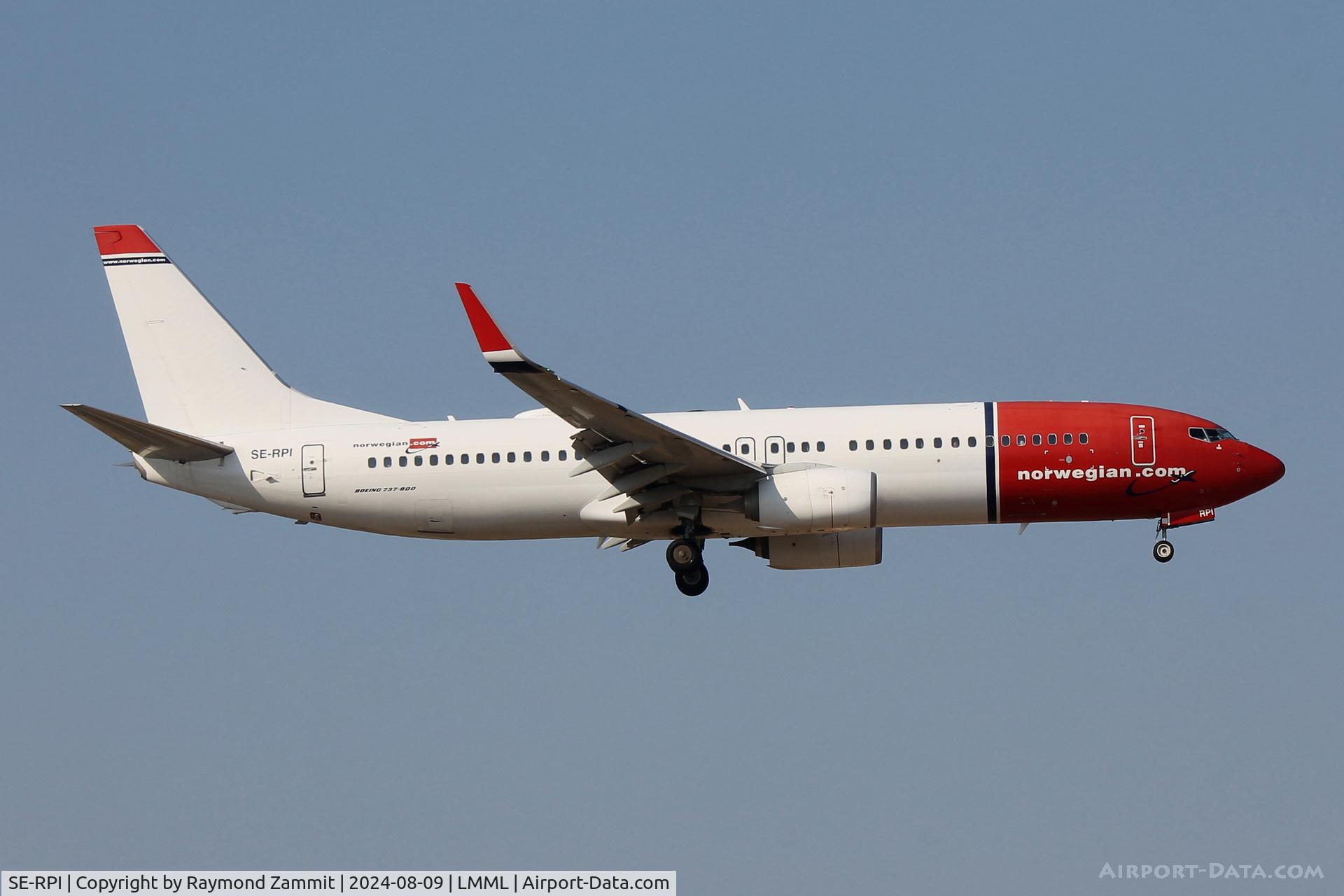 SE-RPI, 2016 Boeing 737-8JP C/N 42072, B737-800 SE-RPI Norwegian Air Shuttle