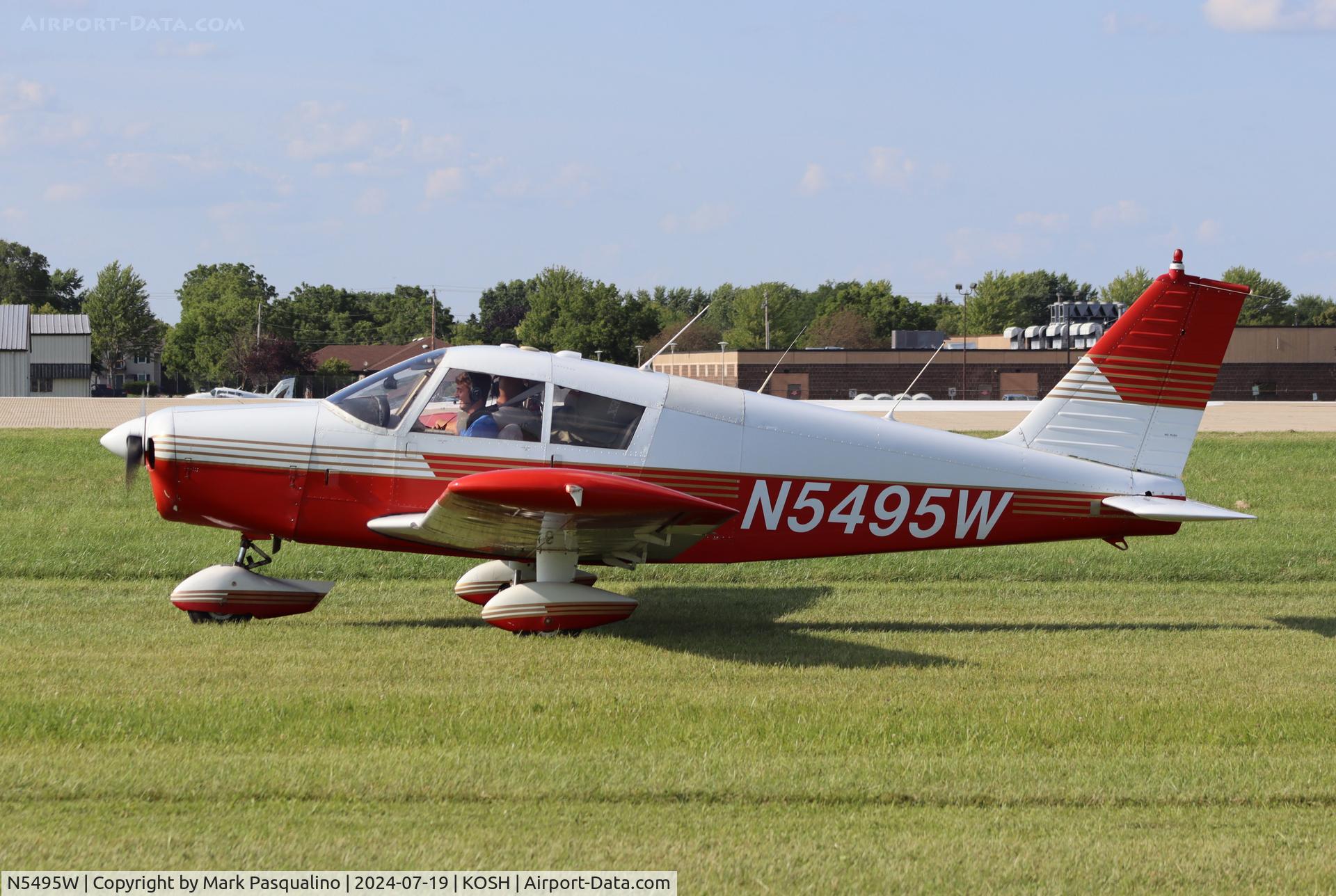 N5495W, 1962 Piper PA-28-160 Cherokee C/N 28-580, Piper PA-28-160
