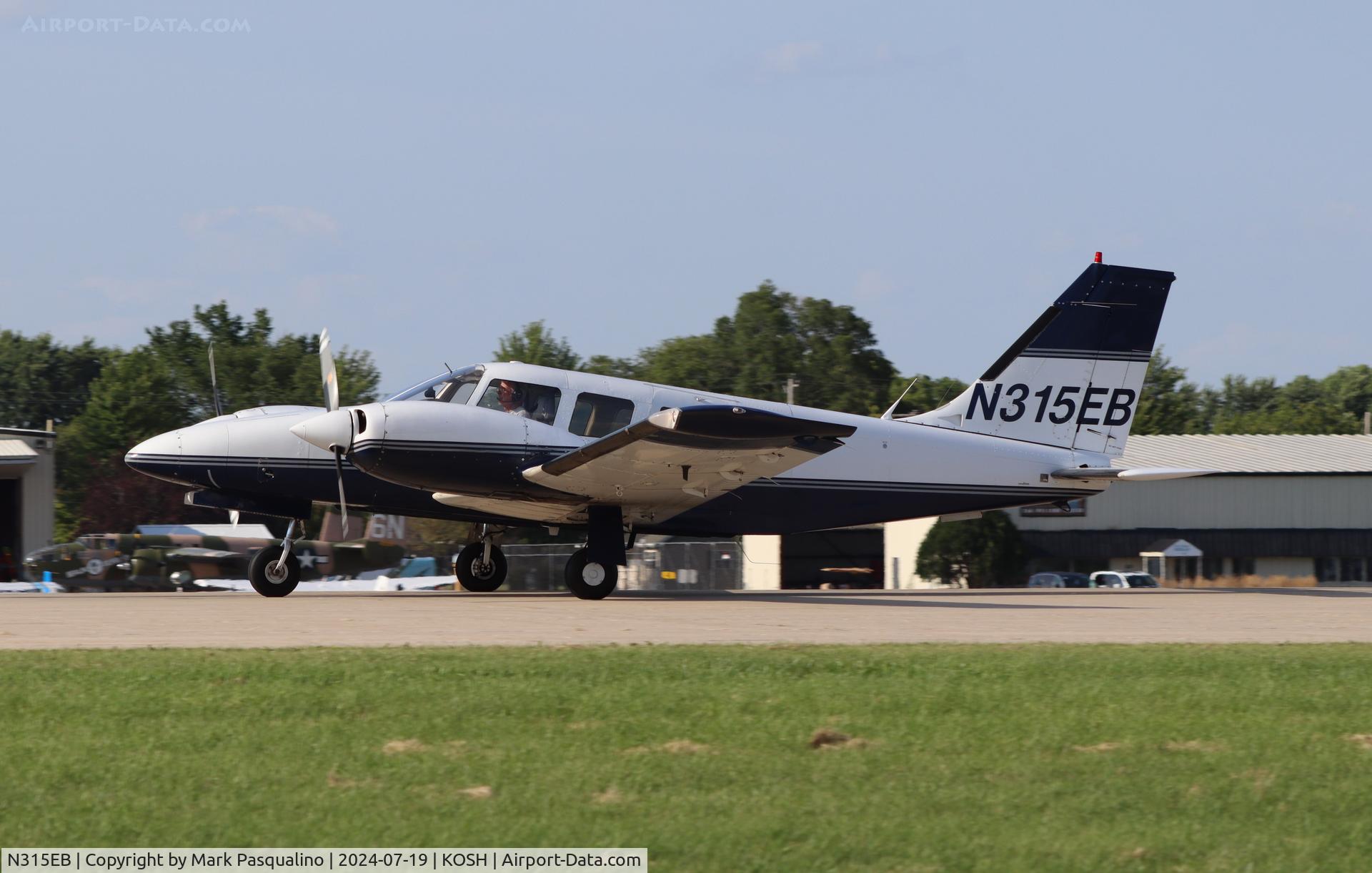 N315EB, 1978 Piper PA-34-200T II C/N 34-7870357, Piper PA-34-200T