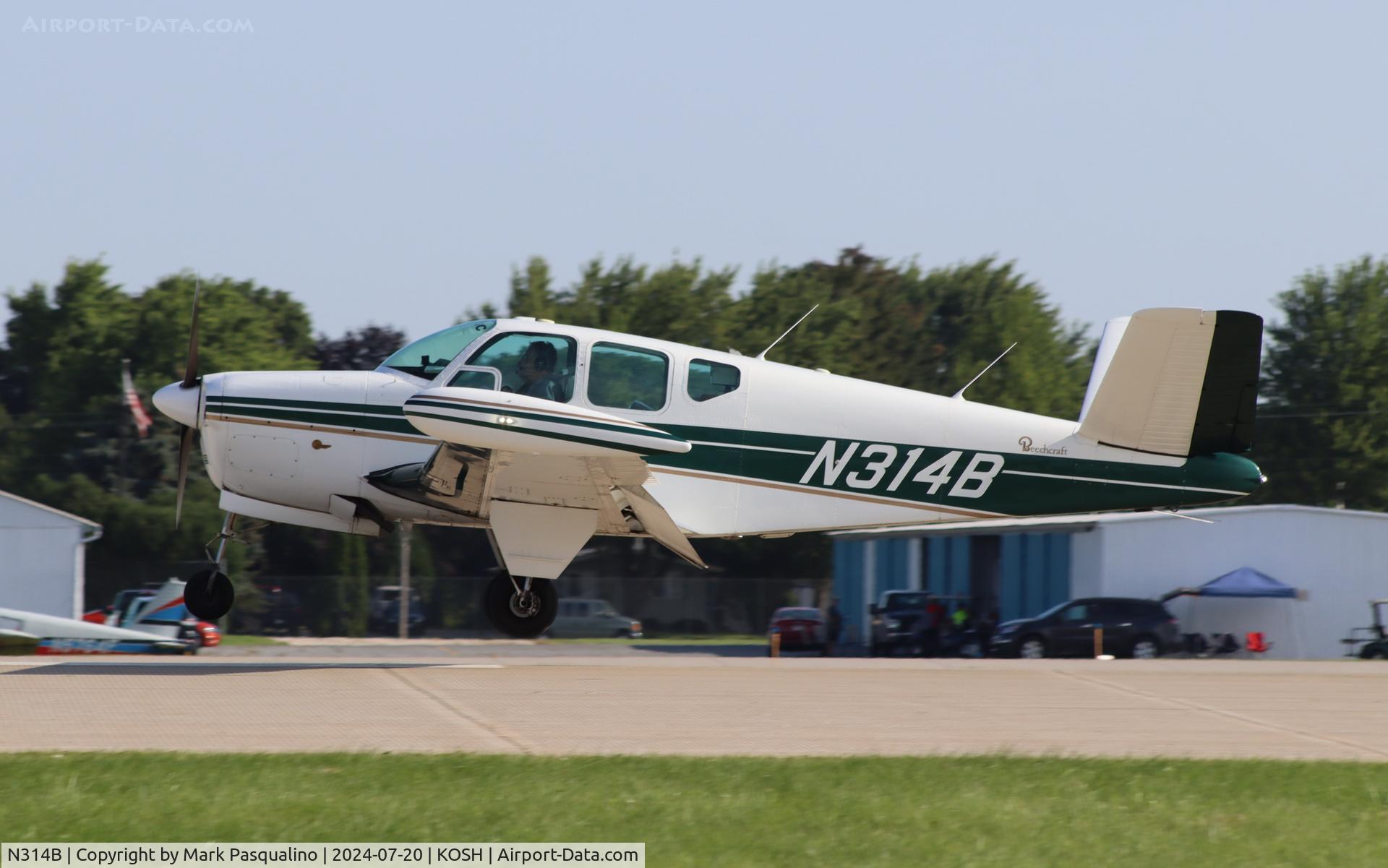 N314B, 1956 Beech G35 Bonanza C/N D-4788, Beech G35