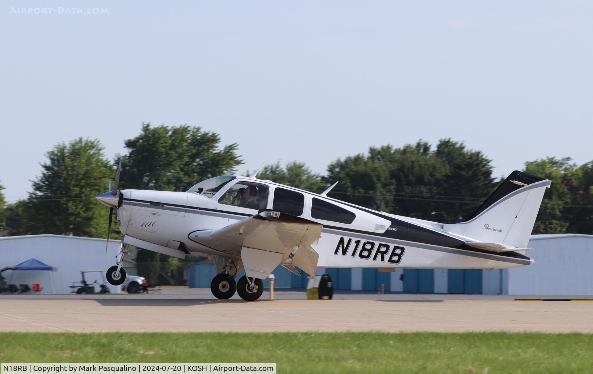 N18RB, 1973 Beech F33A Bonanza C/N CE-461, Beech F33A
