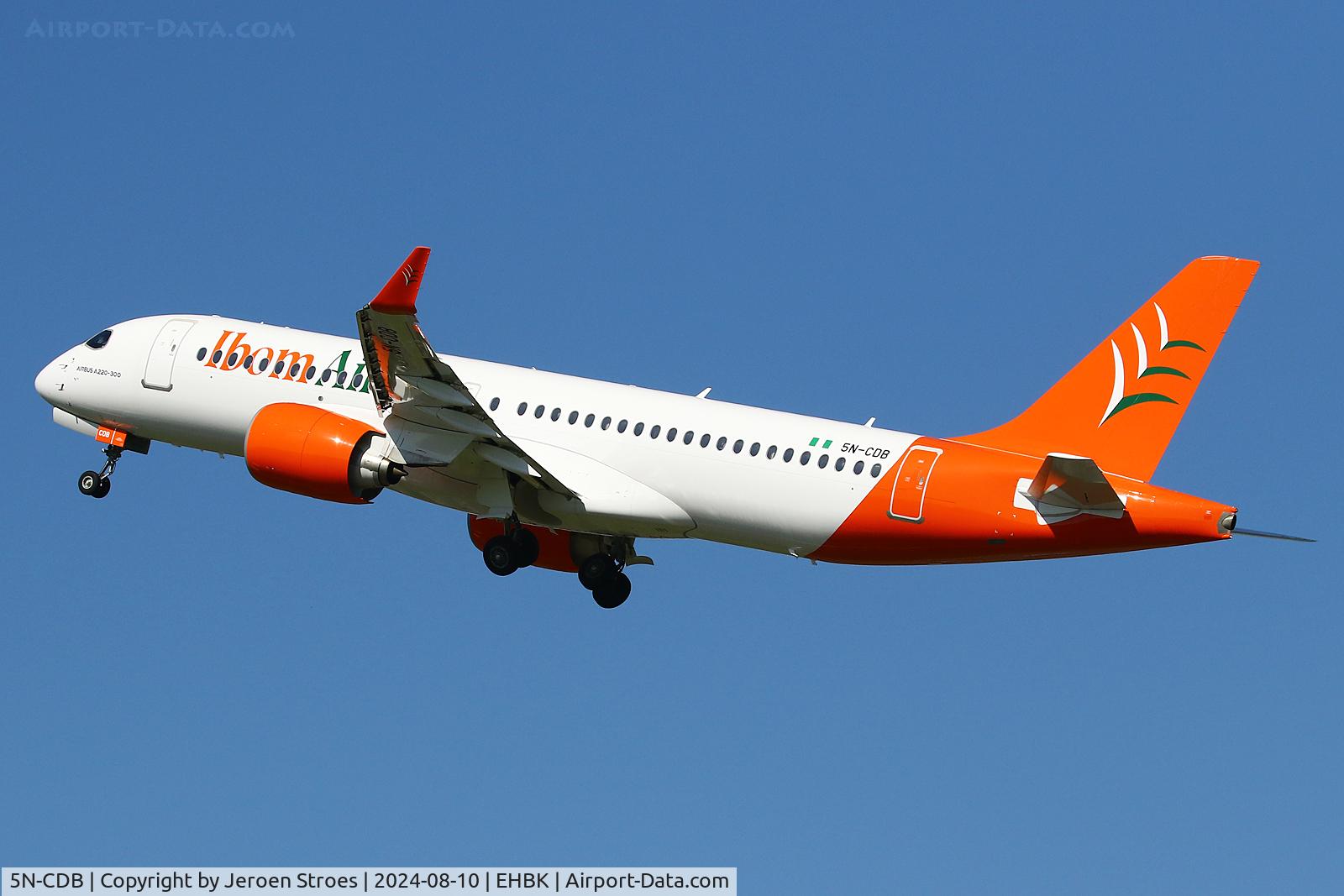 5N-CDB, airbus A220-371 C/N 55089, ehbk