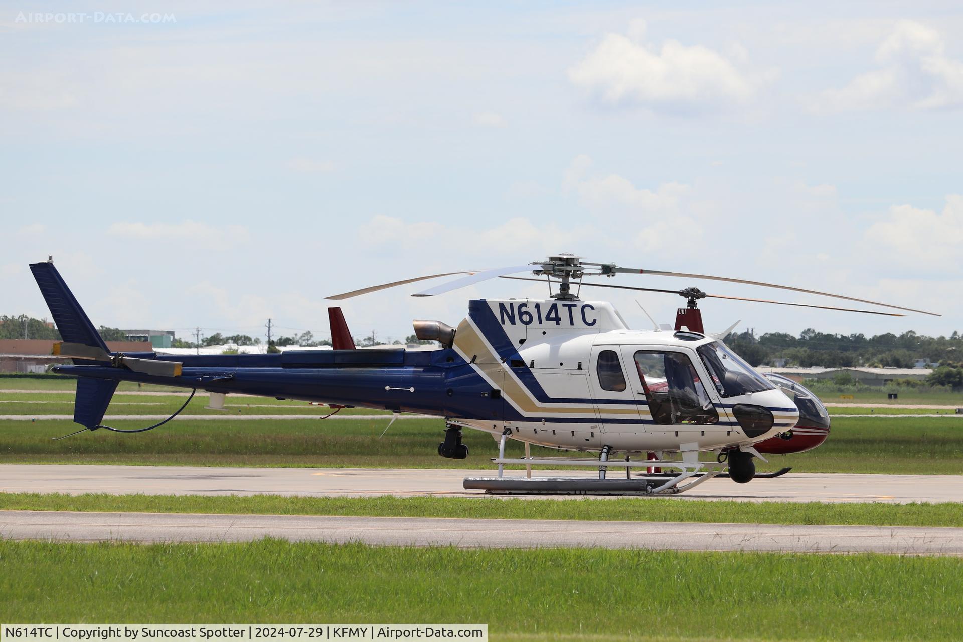 N614TC, 2012 American Eurocopter AS350B3 C/N 7479, Eurocopter N614TC parked on the Base Ops ramp at Page Field