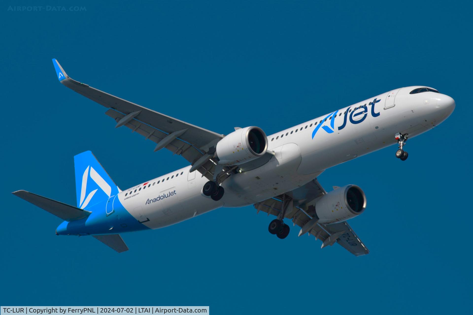 TC-LUR, 2023 Airbus A321-271NX C/N 11658, Arrival of Ajet A321N