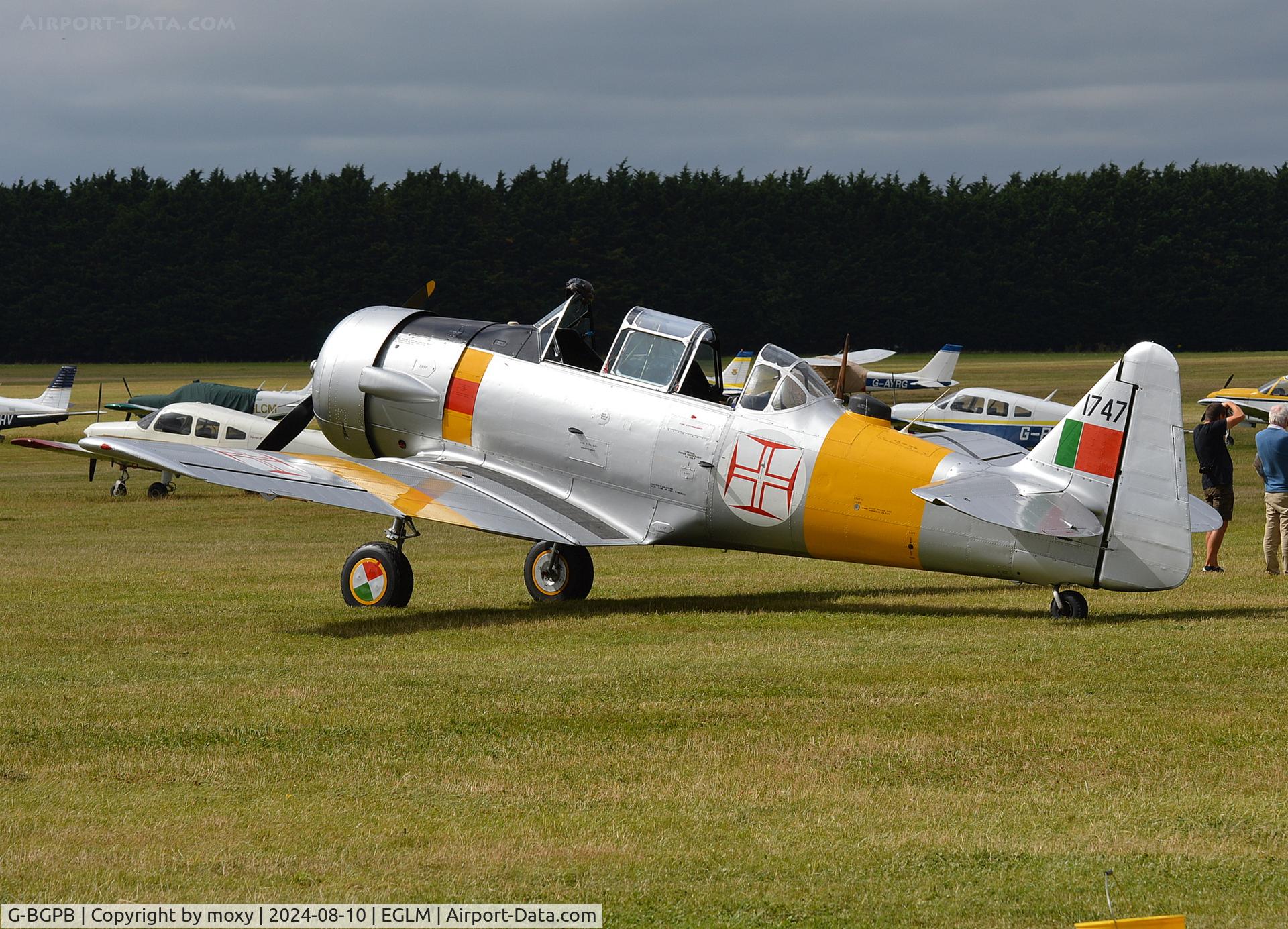 G-BGPB, 1953 Canadian Car & Foundry T-6 Harvard Mk.4 C/N CCF4-538, Canadian Car & Foundry T-6 Harvard Mk.4 at White Waltham.