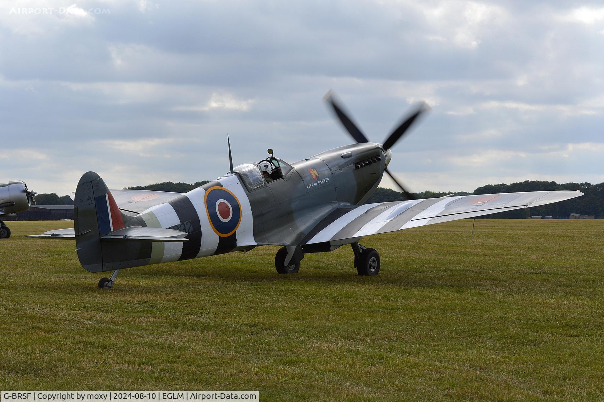 G-BRSF, 1943 Supermarine 361 Spitfire HF.IX C/N CBAF.IX.3279, Supermarine Spitfire Mk.IX at White Waltham.