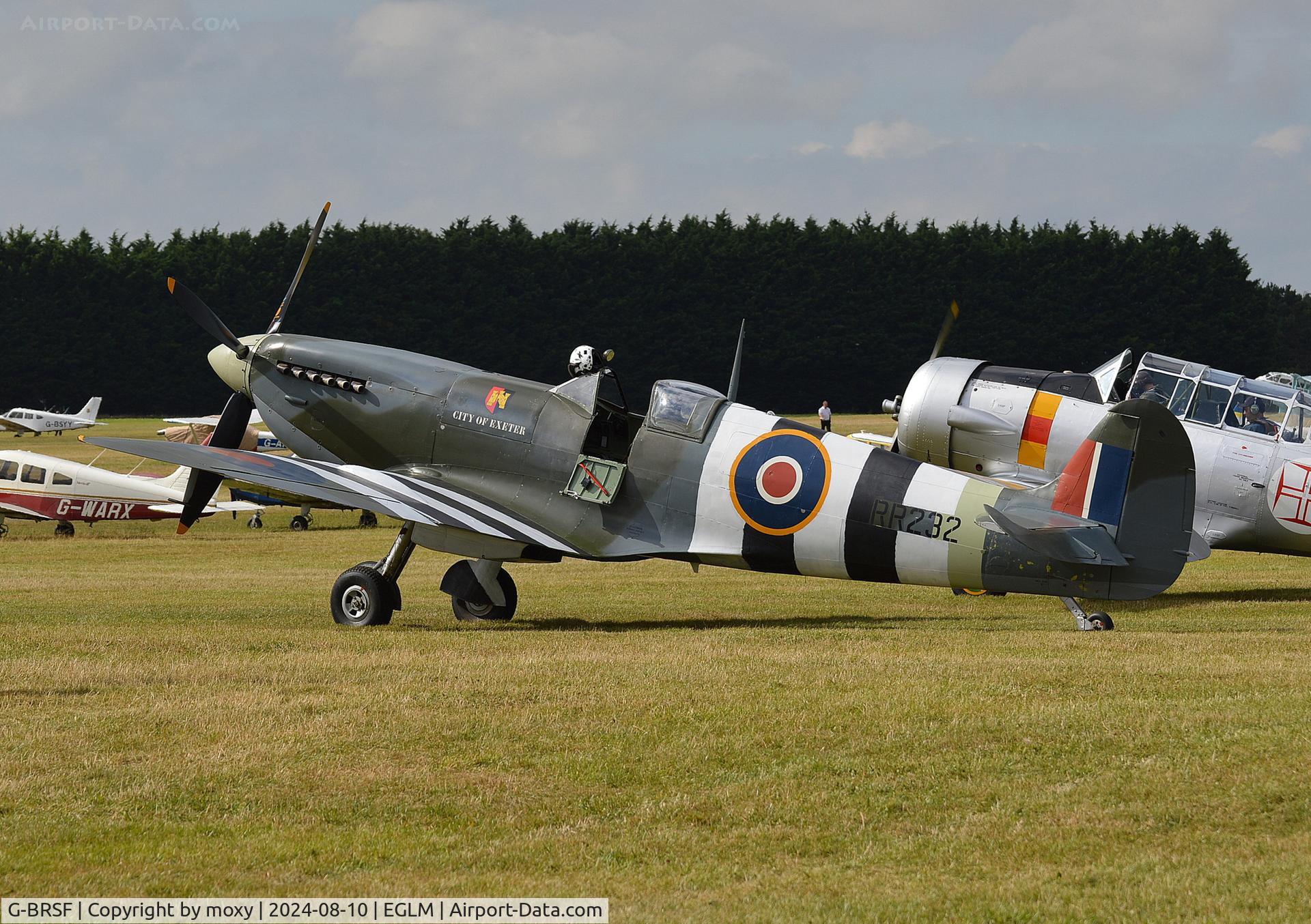 G-BRSF, 1943 Supermarine 361 Spitfire HF.IX C/N CBAF.IX.3279, Supermarine Spitfire Mk.IX at White Waltham.