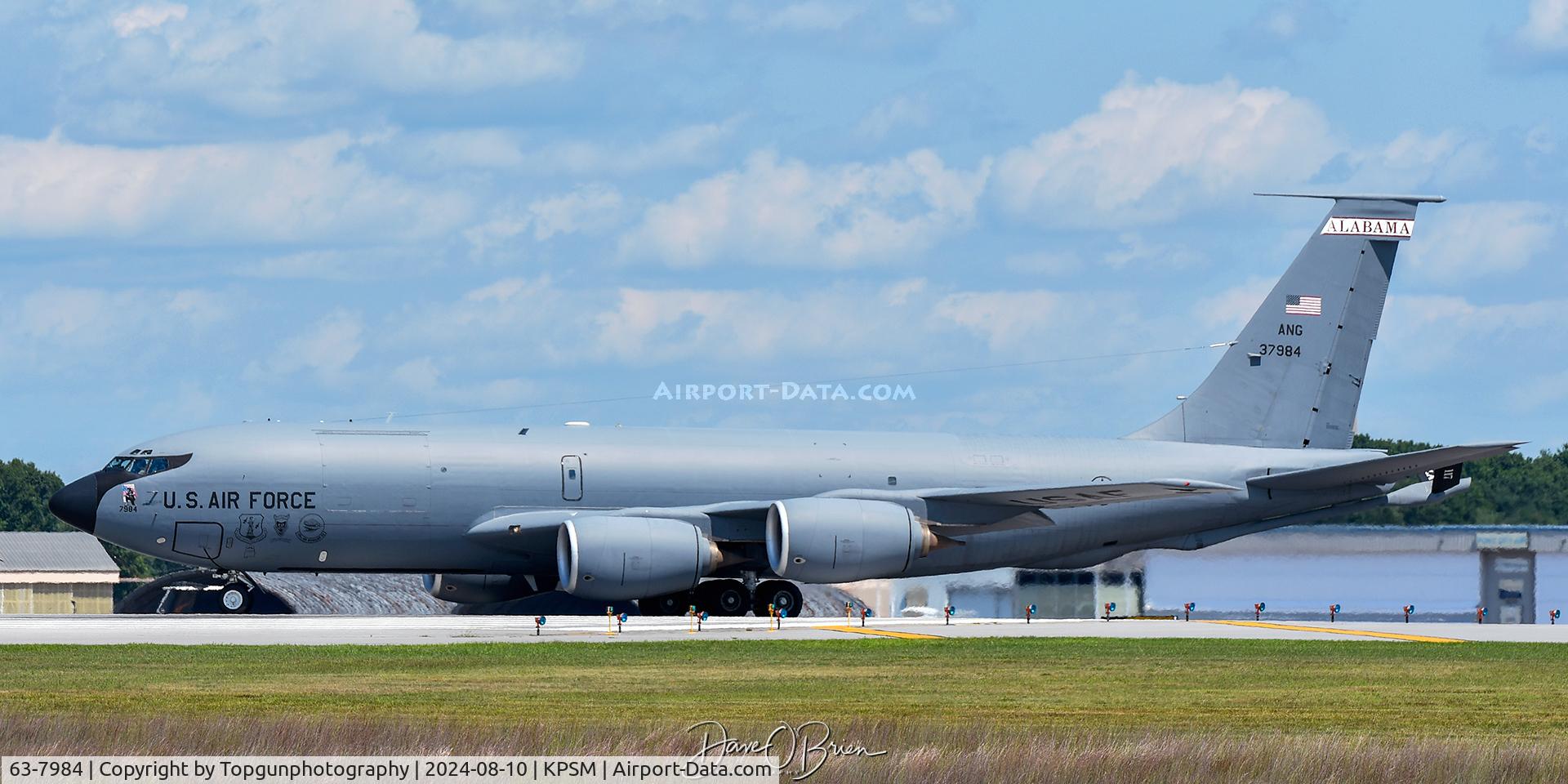 63-7984, 1963 Boeing KC-135R Stratotanker C/N 18601, WIDE33 taking RW34
