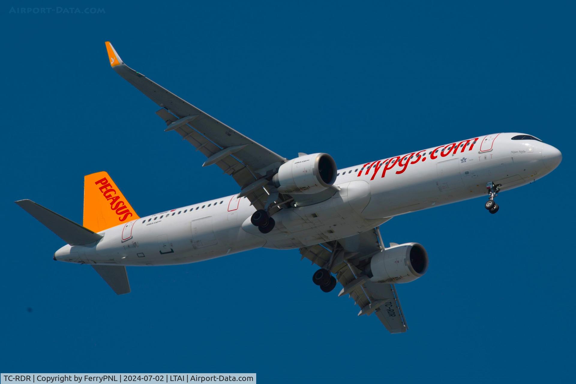 TC-RDR, 2023 Airbus A321-251 NX C/N 11548, Pegasus A321N