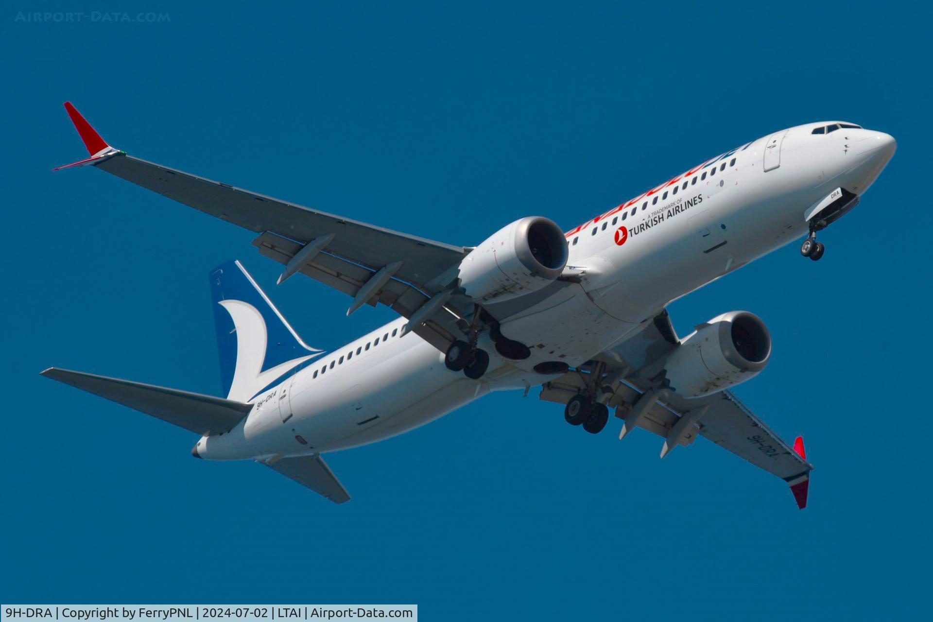 9H-DRA, 2017 Boeing 737-8 MAX C/N 42827, B738M operated by Sunexpress