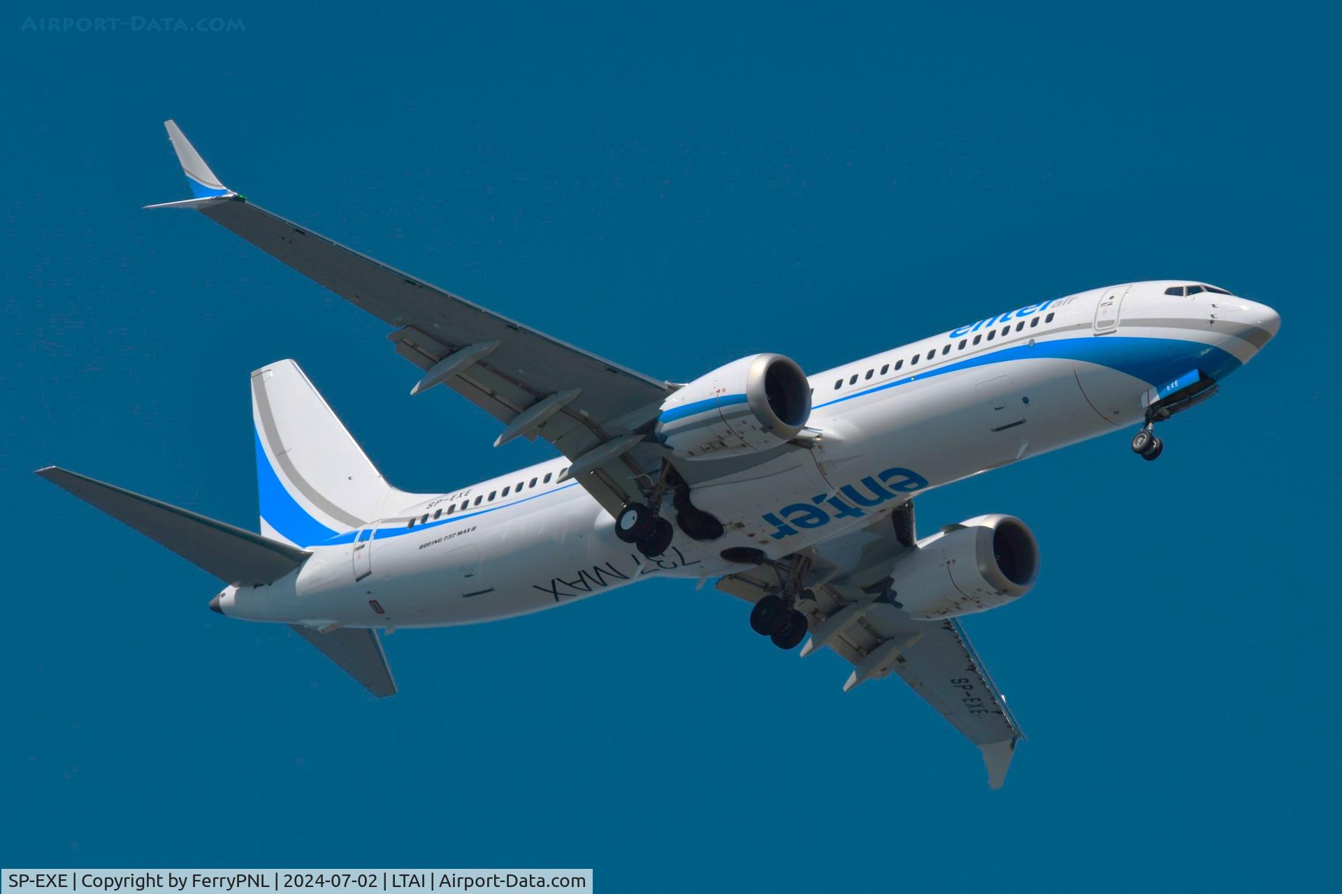 SP-EXE, 2019 Boeing 737-8 MAX C/N 60388, Enter Air B738M arriving