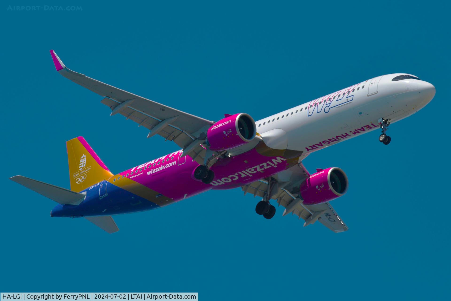 HA-LGI, 2024 Airbus A321-271NX C/N 11800, Wizzair A321N in Team Hungary Olympic cs