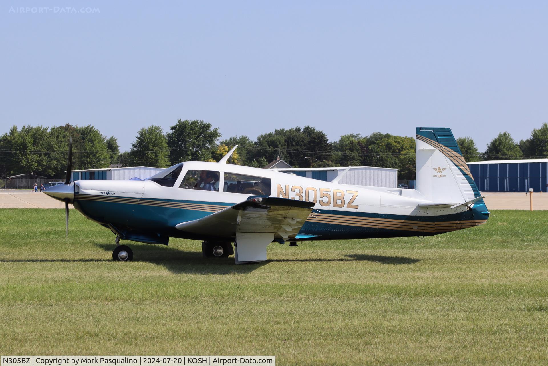 N305BZ, 1984 Mooney M20K C/N 25-0832, Mooney M20K