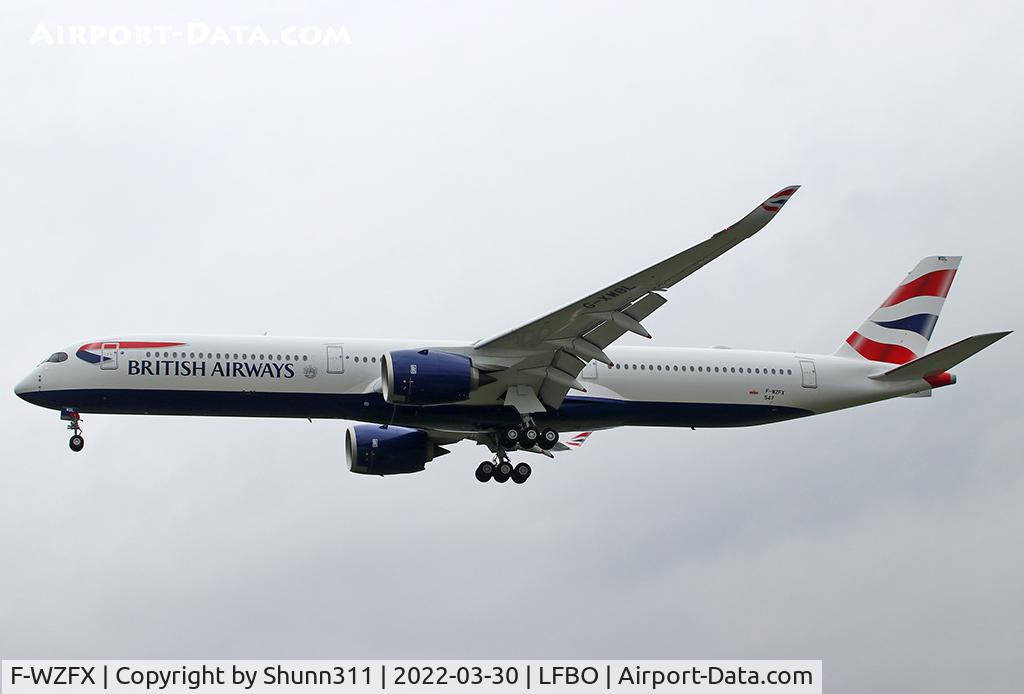 F-WZFX, 2022 Airbus A350-1041 C/N 547, C/n 0547 - To be G-XWBL