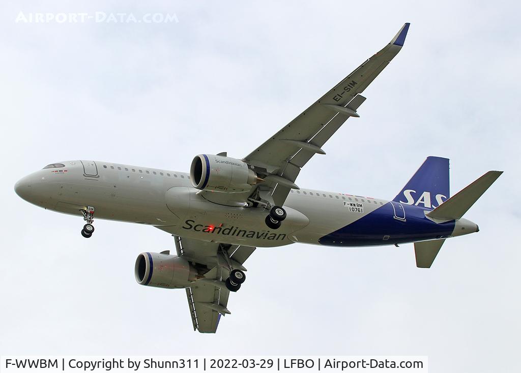 F-WWBM, 2022 Airbus A320-251N C/N 10761, C/n 10761 - To be EI-SIM