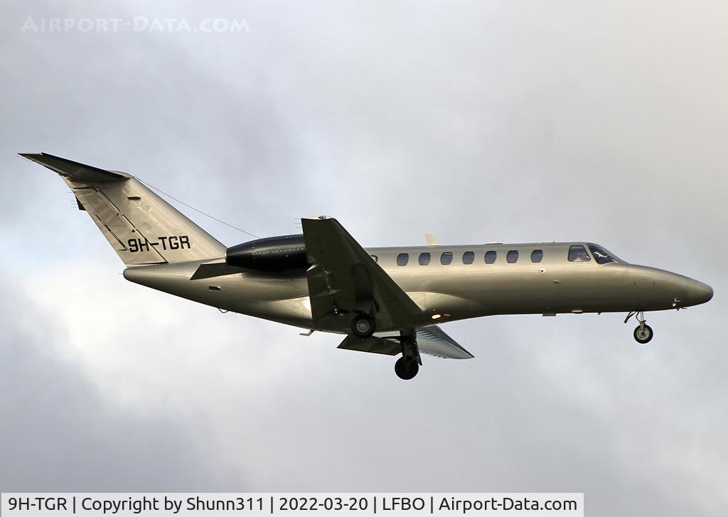 9H-TGR, 2007 Cessna 525B CitationJet CJ3 C/N 525B-0173, Landing rwy 14R