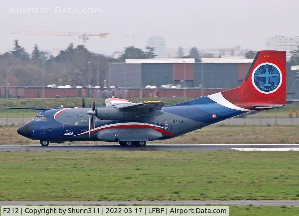 F212, Transall C-160NG C/N 215, On take off for his last flight over France before exhibited at Aeroscopia Museum...