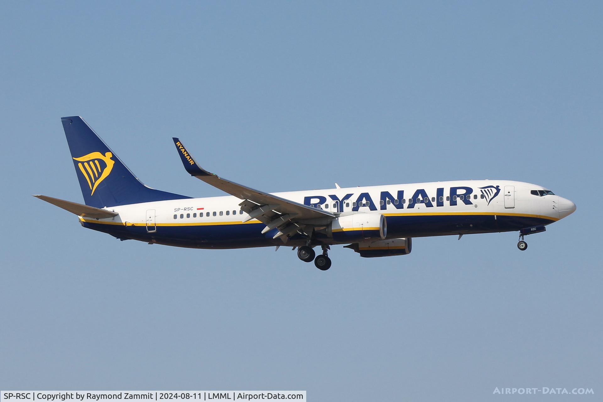 SP-RSC, 2018 Boeing 737-8AS(WL) C/N 44843, B737-800 SP-RSC Ryanair Sun