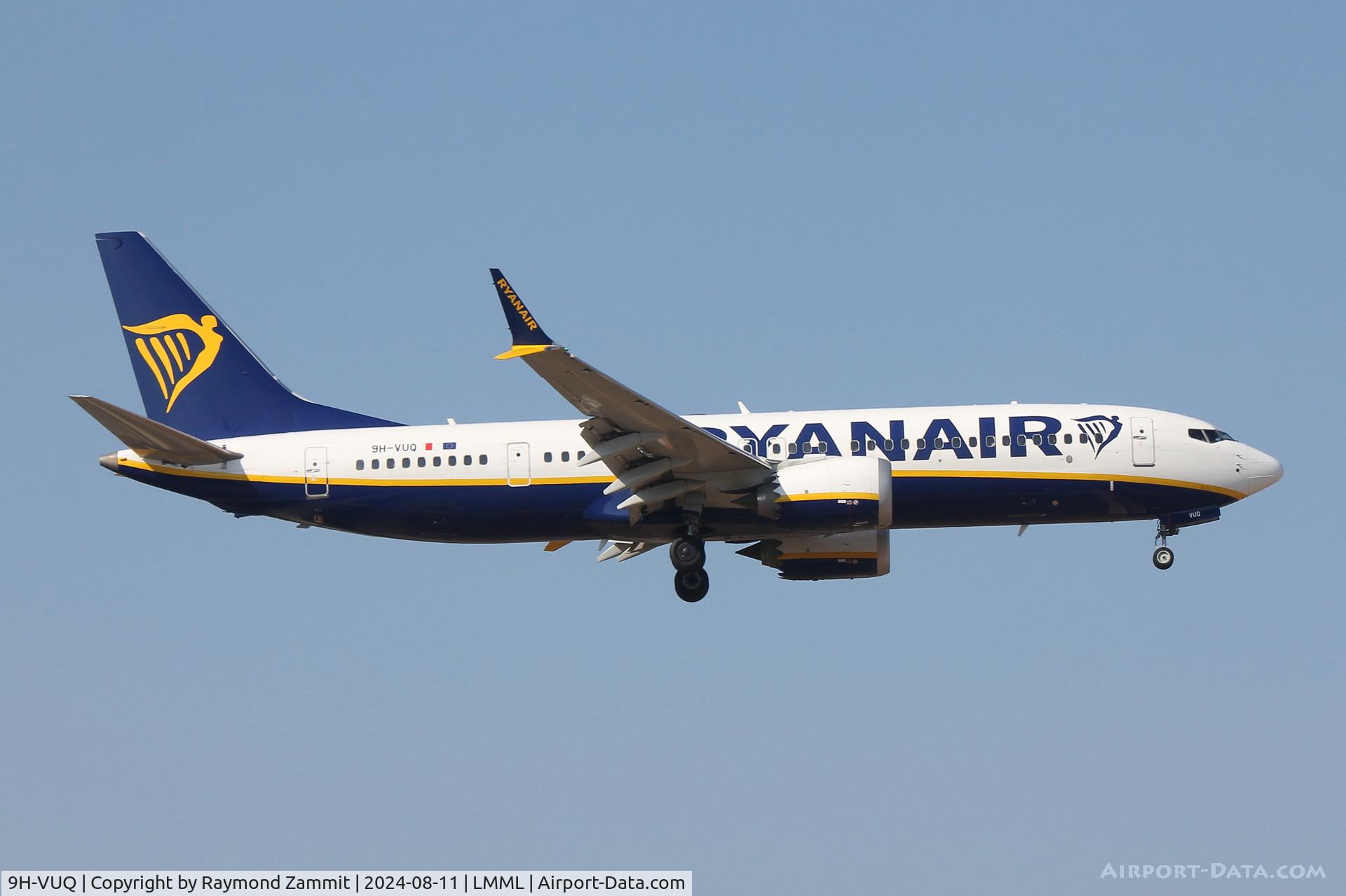 9H-VUQ, Boeing 737-8 MAX C/N 65885, B737-8 MAX 9H-VUQ Malta Air