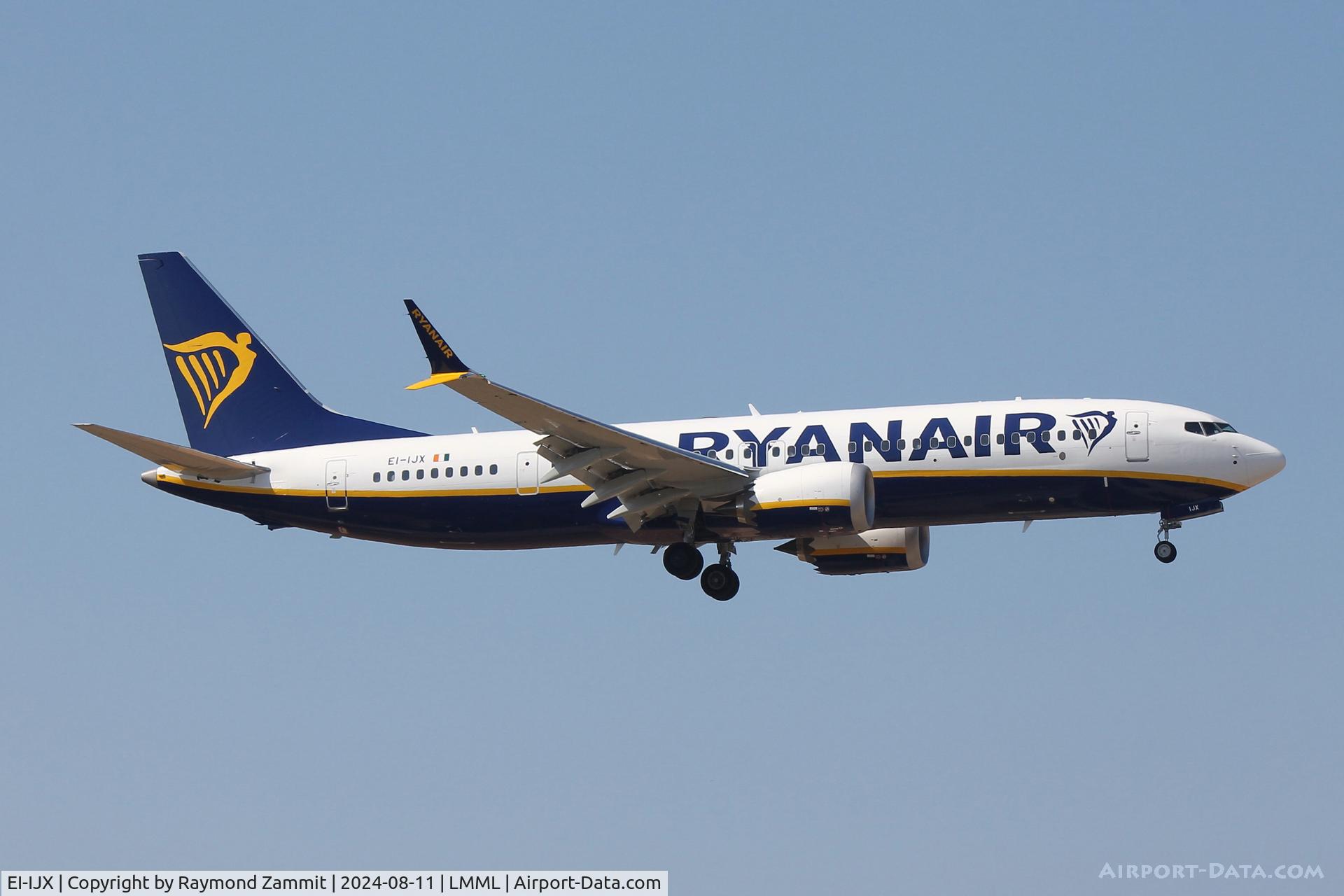 EI-IJX, 2024 Boeing 737-8 200 C/N 67112, B737-8 MAX EI-IJX Ryanair