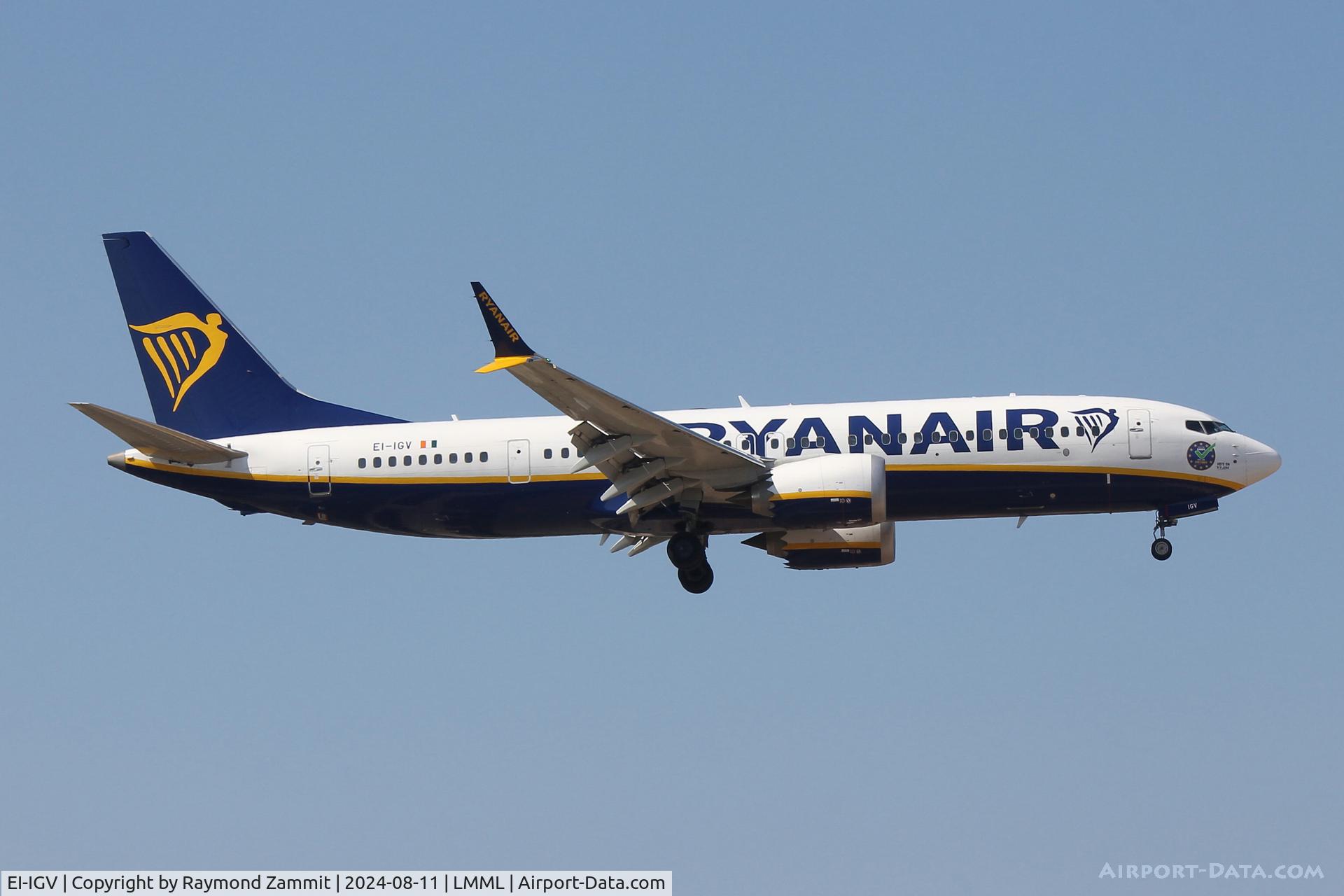 EI-IGV, 2023 Boeing 737-8 200 C/N 62353, B737-8 MAX EI-IGV Ryanair