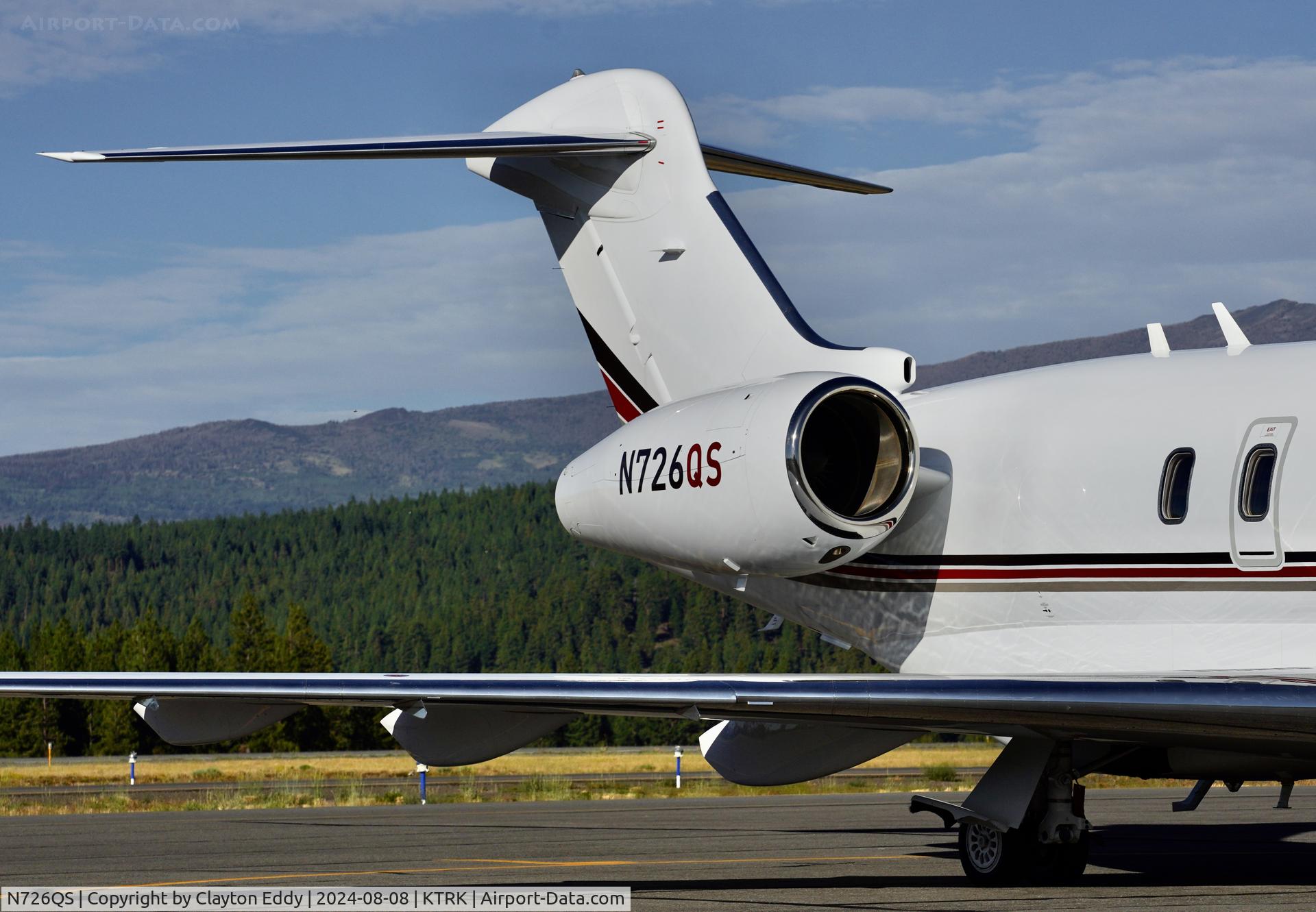N726QS, 2005 Israel Aircraft Industries Gulfstream 200 C/N 108, Truckee Tahoe airport in California 2024.