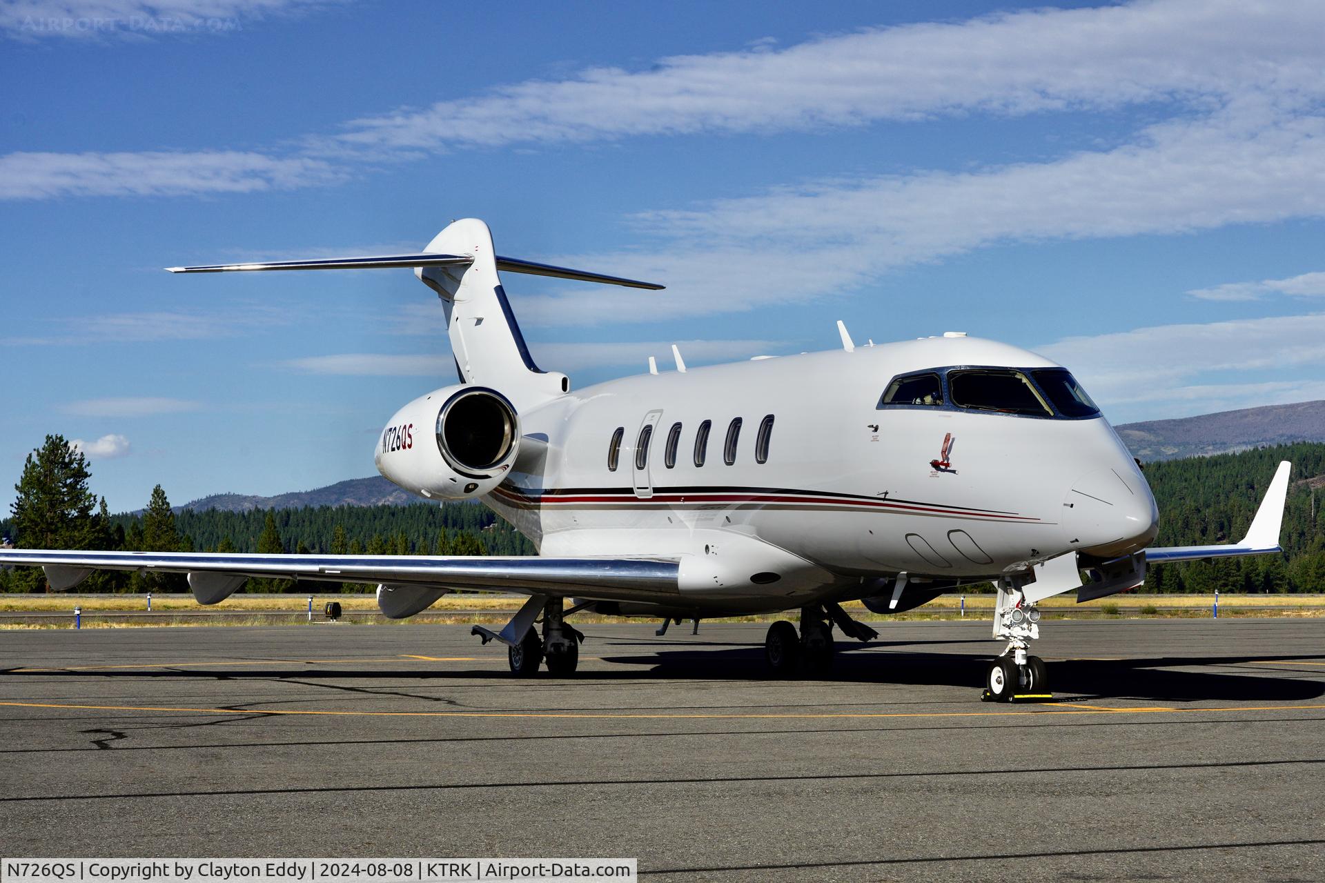 N726QS, 2005 Israel Aircraft Industries Gulfstream 200 C/N 108, Truckee Tahoe airport in California 2024.