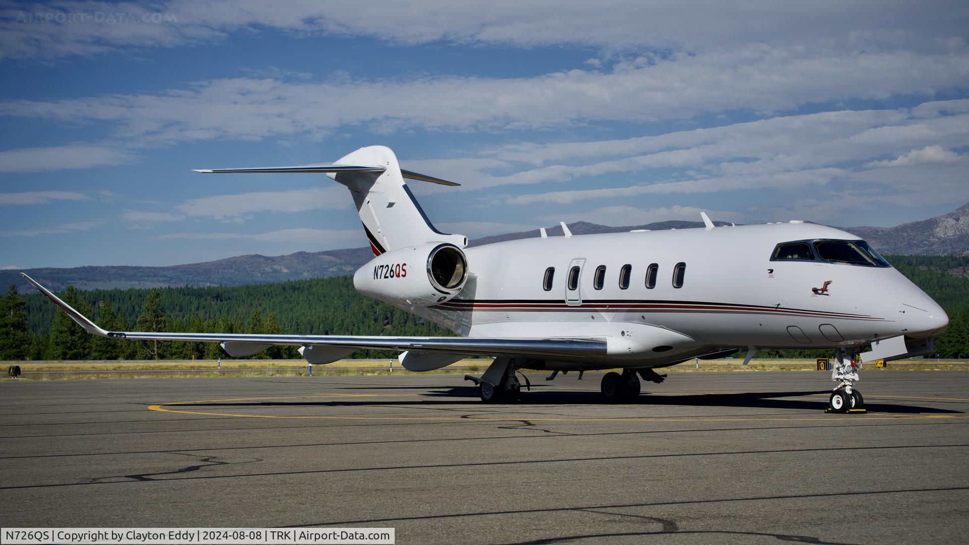 N726QS, 2005 Israel Aircraft Industries Gulfstream 200 C/N 108, Truckee Tahoe airport in California 2024.