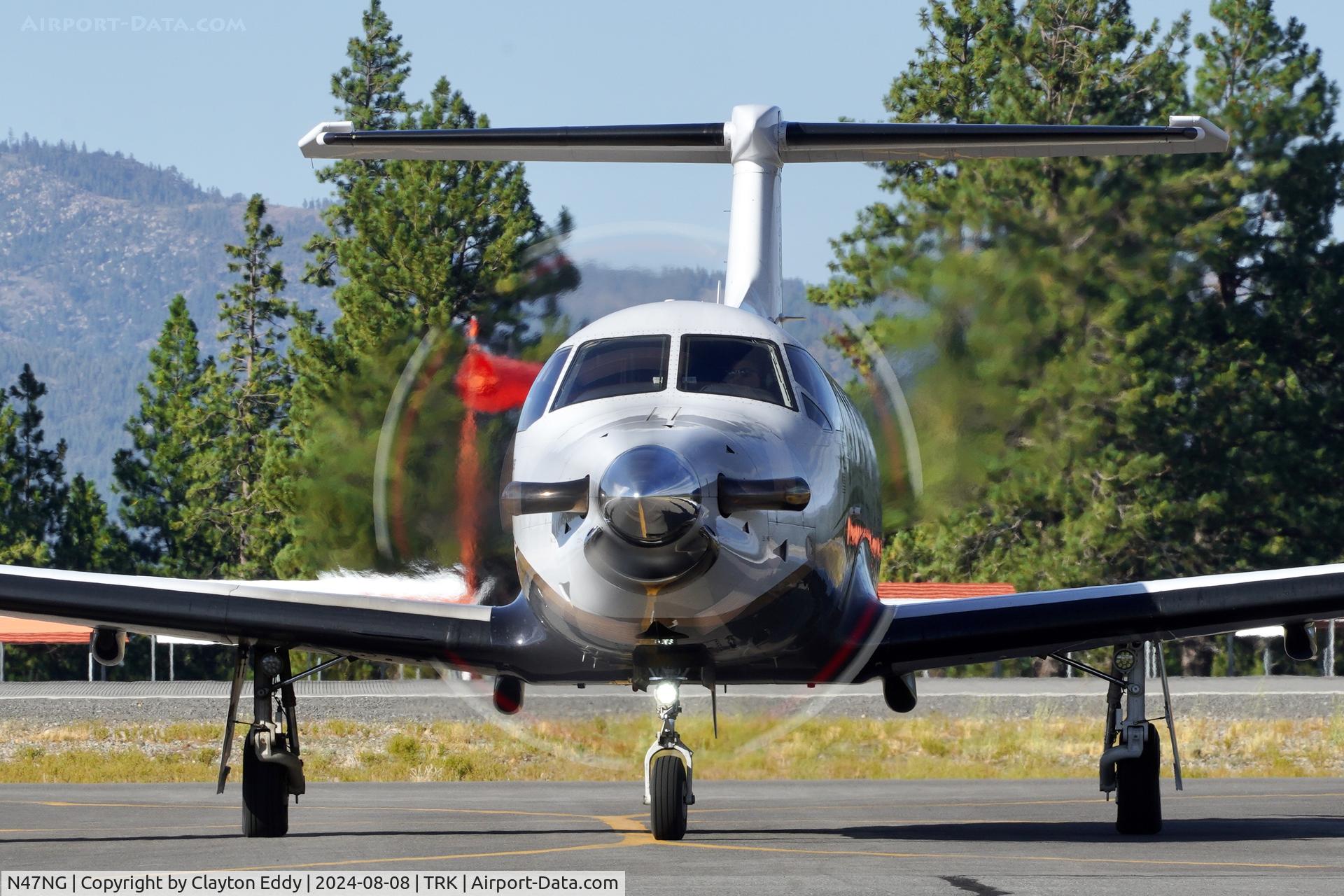 N47NG, 2009 Pilatus PC-12/47E C/N 1103, Truckee Tahoe airport in California 2024.