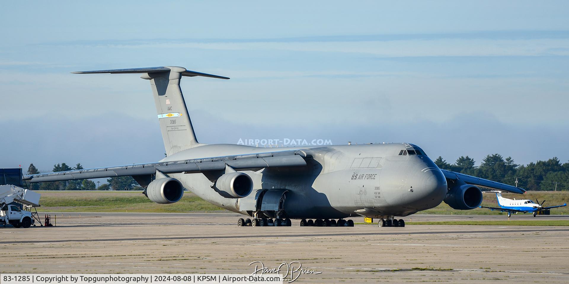 83-1285, 1983 Lockheed C-5M Super Galaxy C/N 500-0082, REACH2051 snuck in overnight
