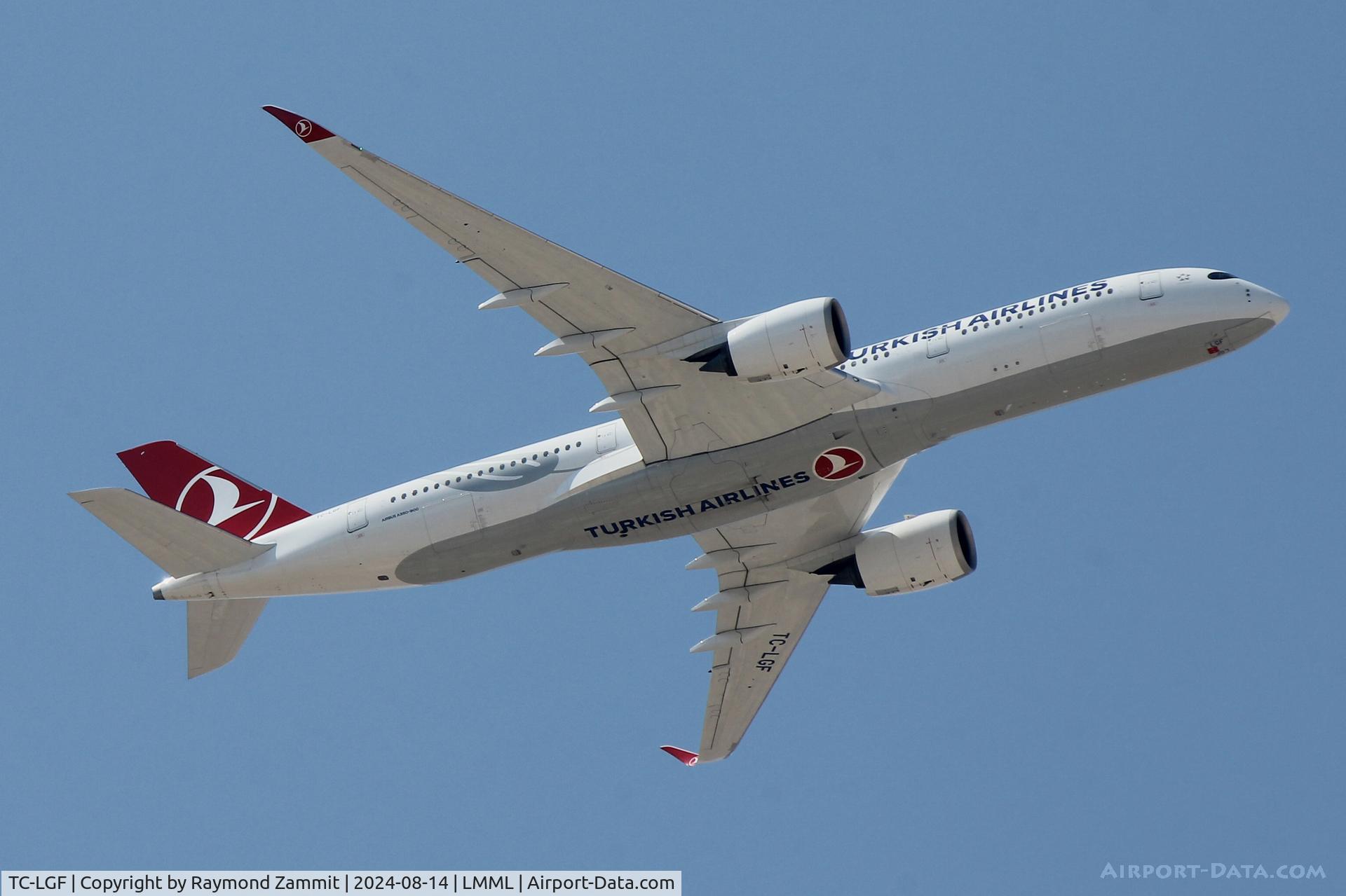 TC-LGF, 2021 Airbus A350-941 C/N 496, A350 TC-LGF Turkish Airlines