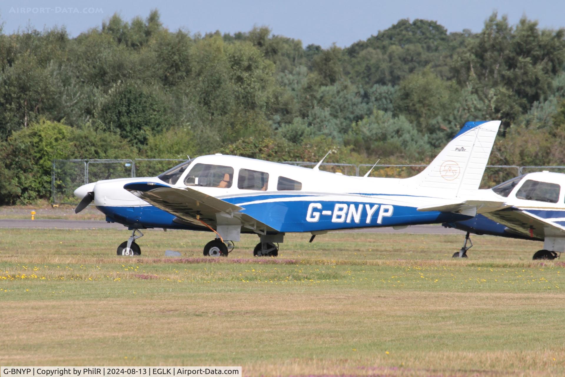G-BNYP, 1984 Piper PA-28-181 Cherokee Archer II C/N 28-8490027, G-BNYP 1984 Piper PA-28-181 Cherokee Archer ll Blackbushe 13.08.24