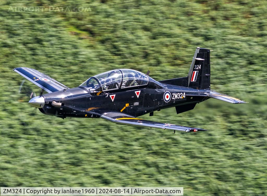 ZM324, 2017 Beechcraft T-6C Texan T.1 C/N PM-111, Mach Loop LFA7
