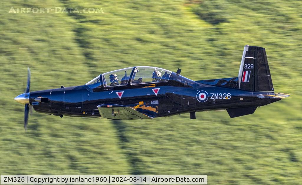 ZM326, 2018 Beechcraft T-6C Texan T.1 C/N PM-116, Mach Loop LFA7