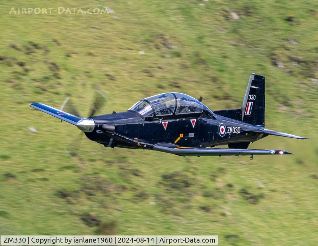 ZM330, 2018 Beechcraft T-6C Texan T.1 C/N PM-128, Mach Loop LFA7