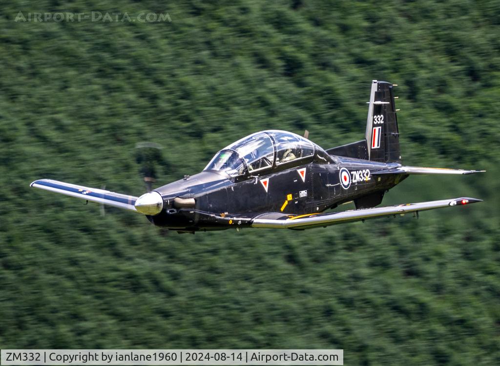 ZM332, 2018 Beechcraft T-6C Texan T.1 C/N PM-130, Mach Loop LFA7