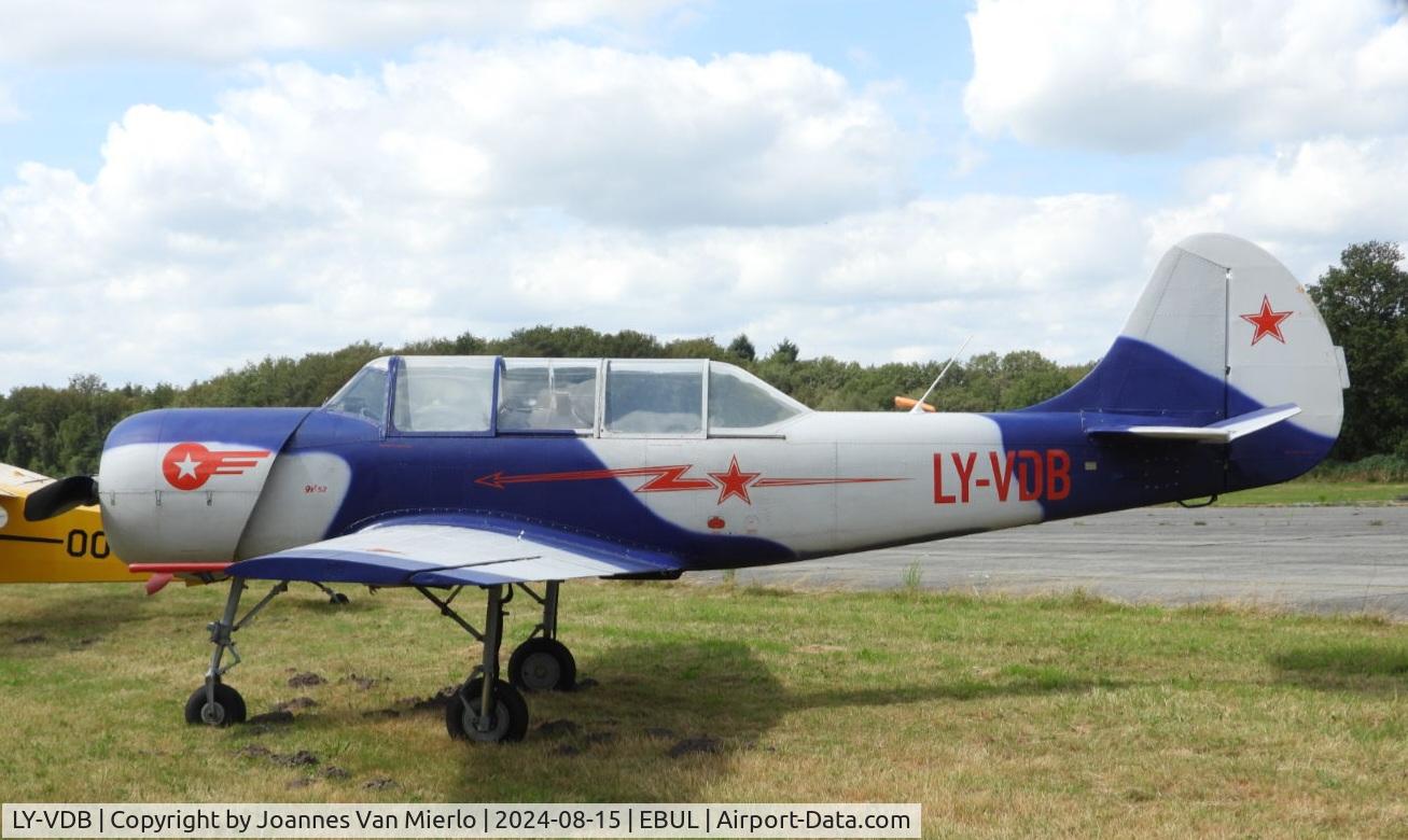 LY-VDB, 1982 Bacau Yak-52 C/N 822203, Ursel