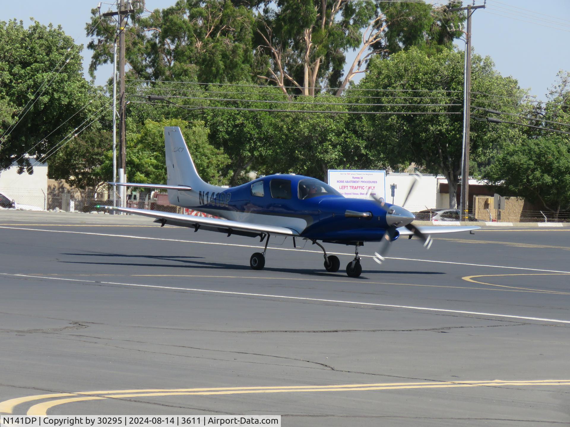 N141DP, 2011 Lancair IV-P C/N LIV-471, Starting to take off