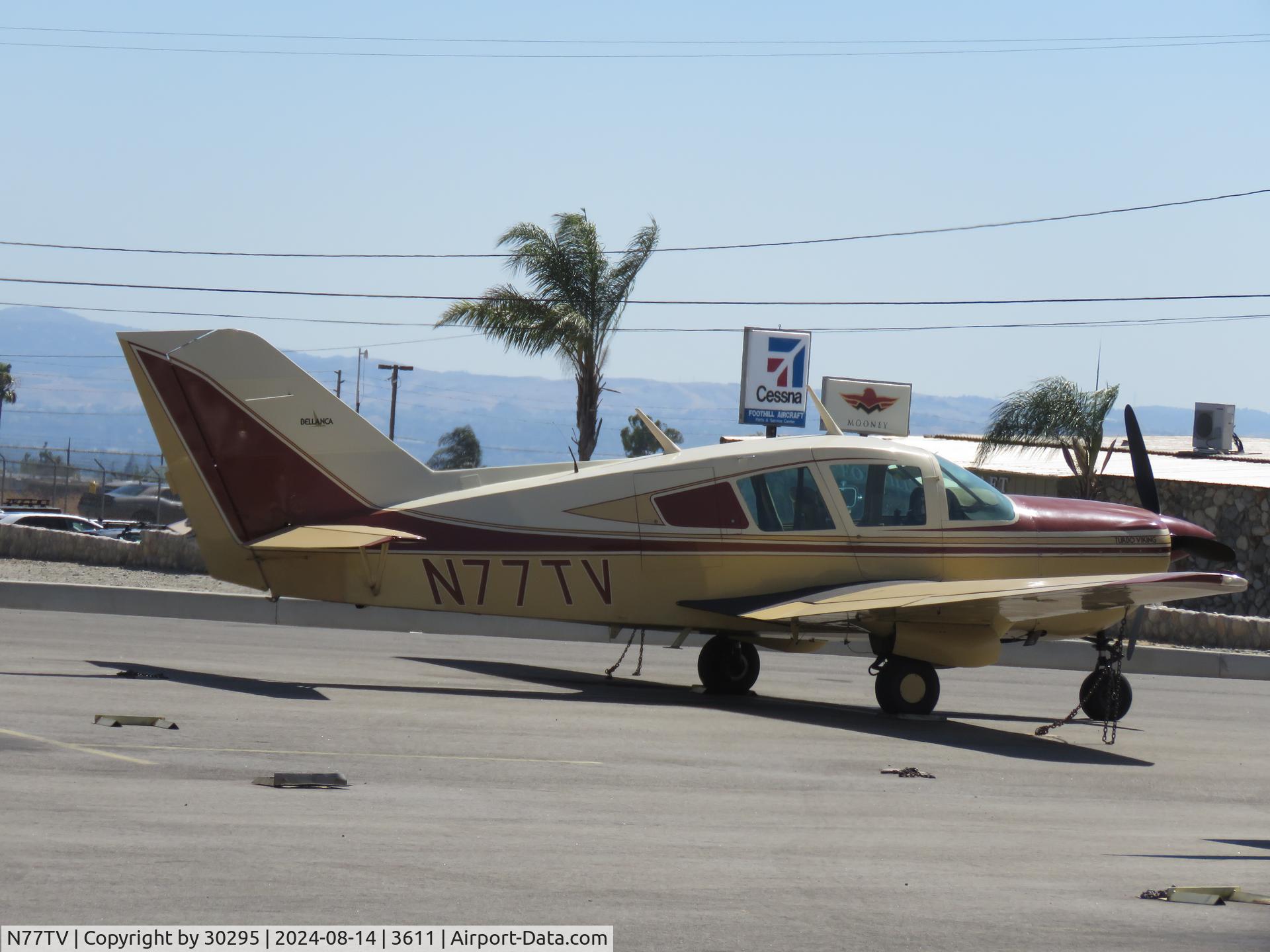 N77TV, 1977 Bellanca 17-31ATC Super Viking C/N 77-31137, Parked