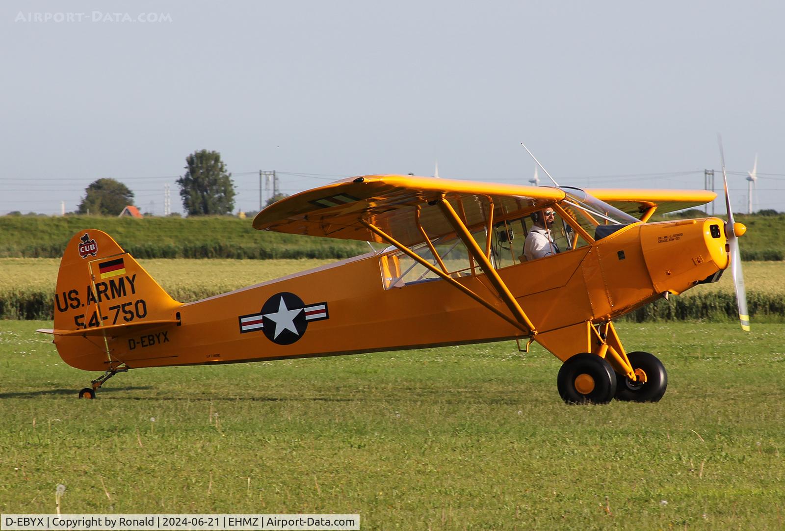 D-EBYX, 1954 Piper PA-18-95 Super Cub C/N 18-3450, at ehmz