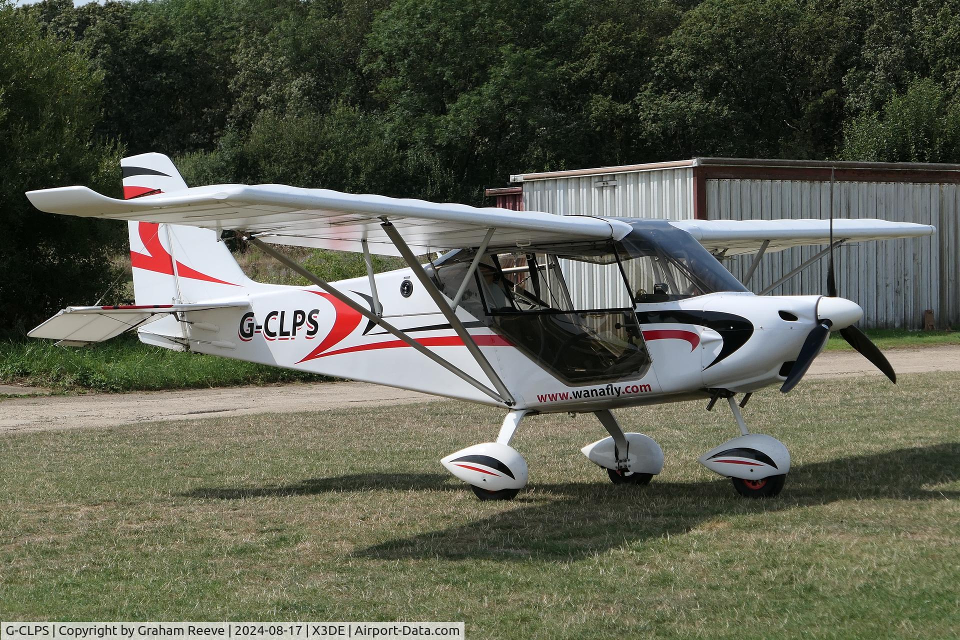 G-CLPS, 2020 Flylight Skyranger Nynja C/N 302-2, Parked at Deenethorpe.