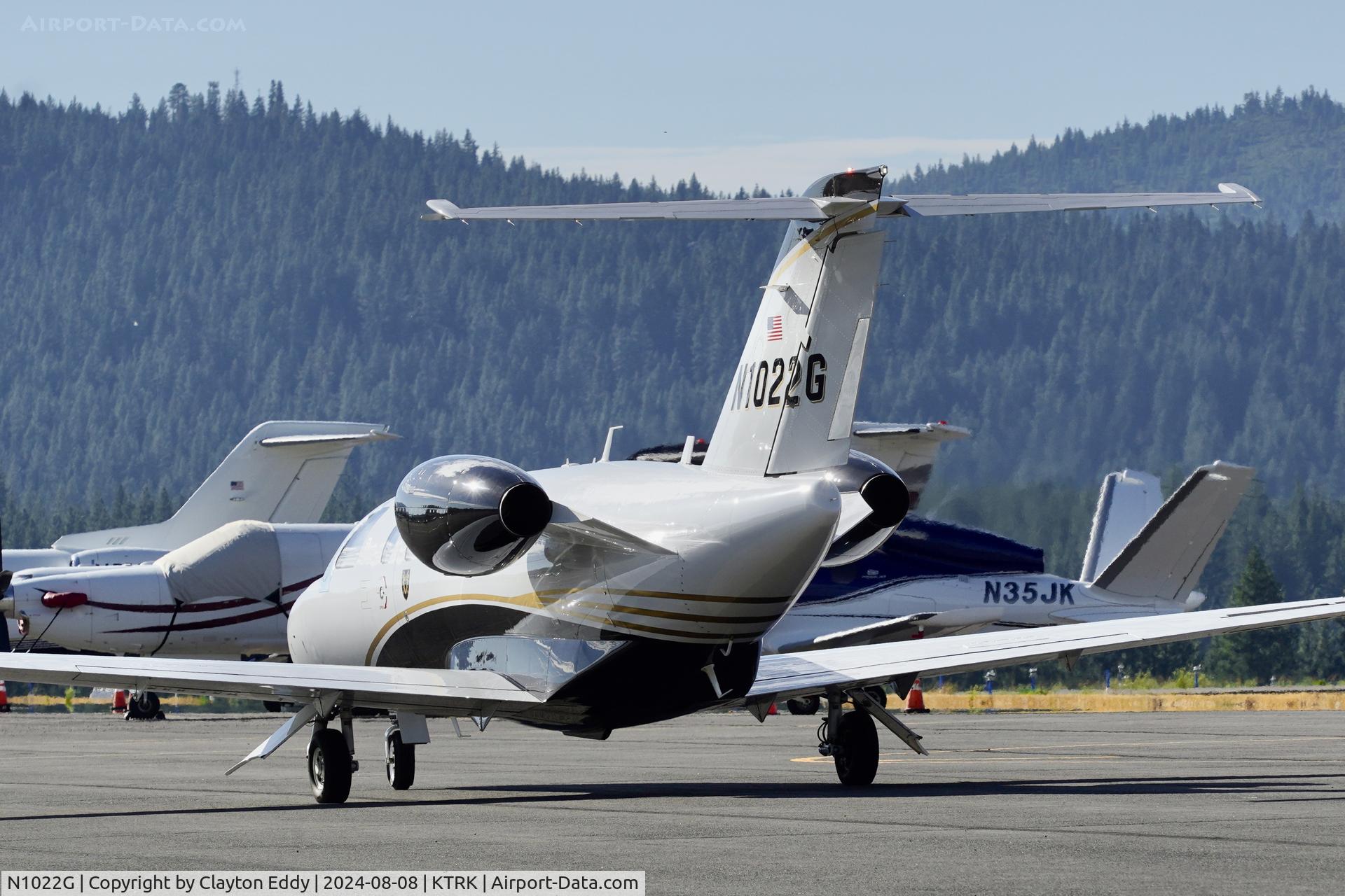 N1022G, 2017 Textron Aviation Inc. (Cessna) 525 Citation M2 C/N 525-0974, Truckee Tahoe airport in California 2024.