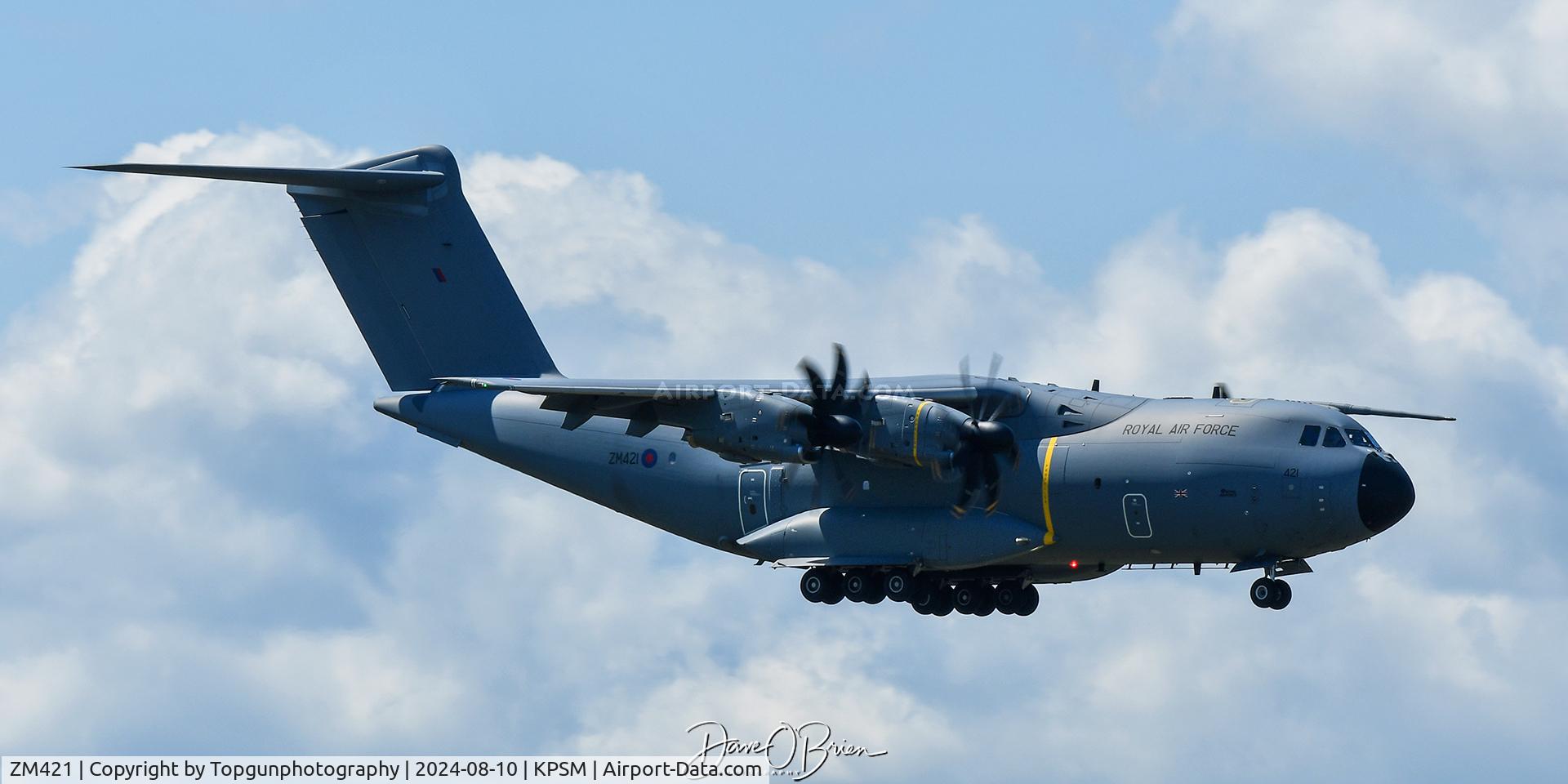ZM421, 2022 Airbus A400M-180 Atlas C.1 C/N 056, ASCOT4216