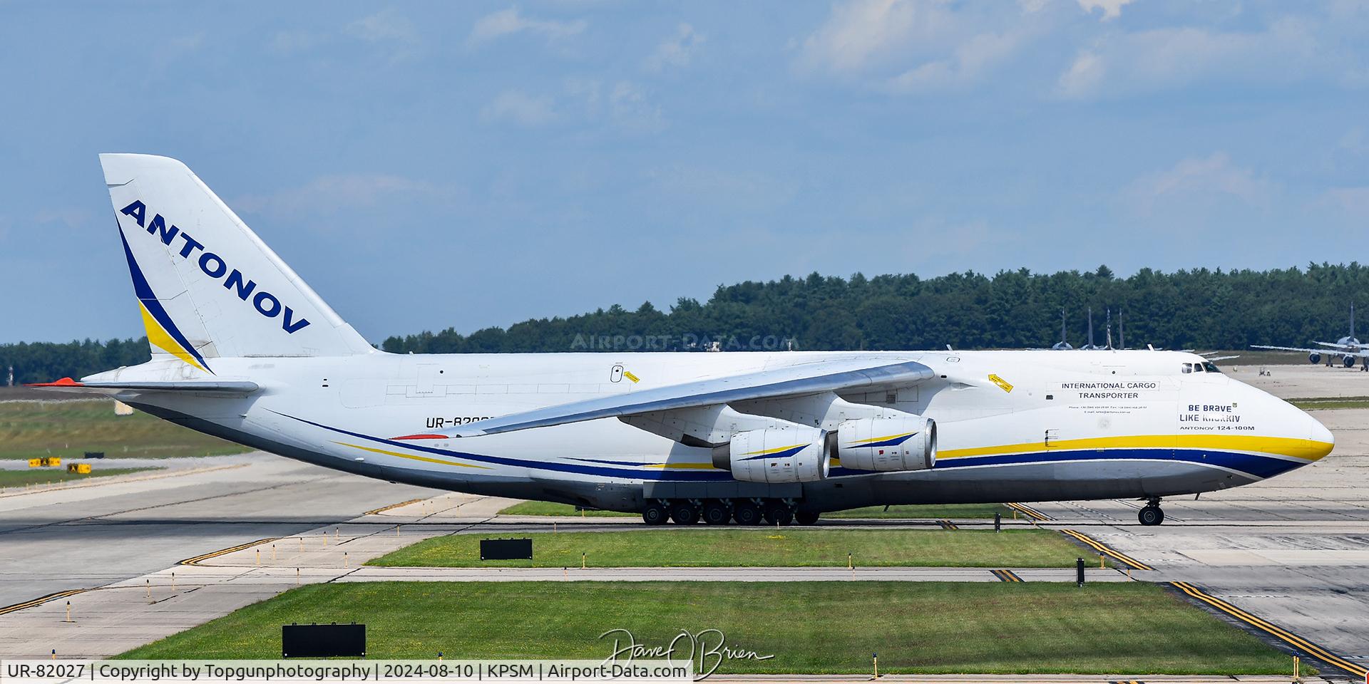 UR-82027, 1990 Antonov An-124-100 Ruslan C/N 19530502288, Be Brave like MYKOLAIV