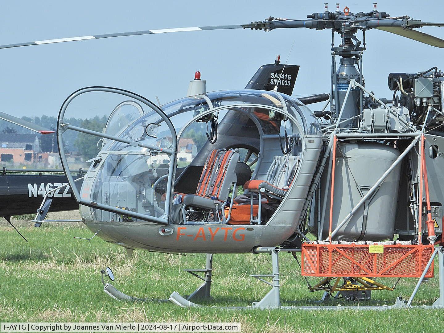 F-AYTG, 1962 Sud SE-3130 Alouette II C/N 1741, ROTORS event Belgium
