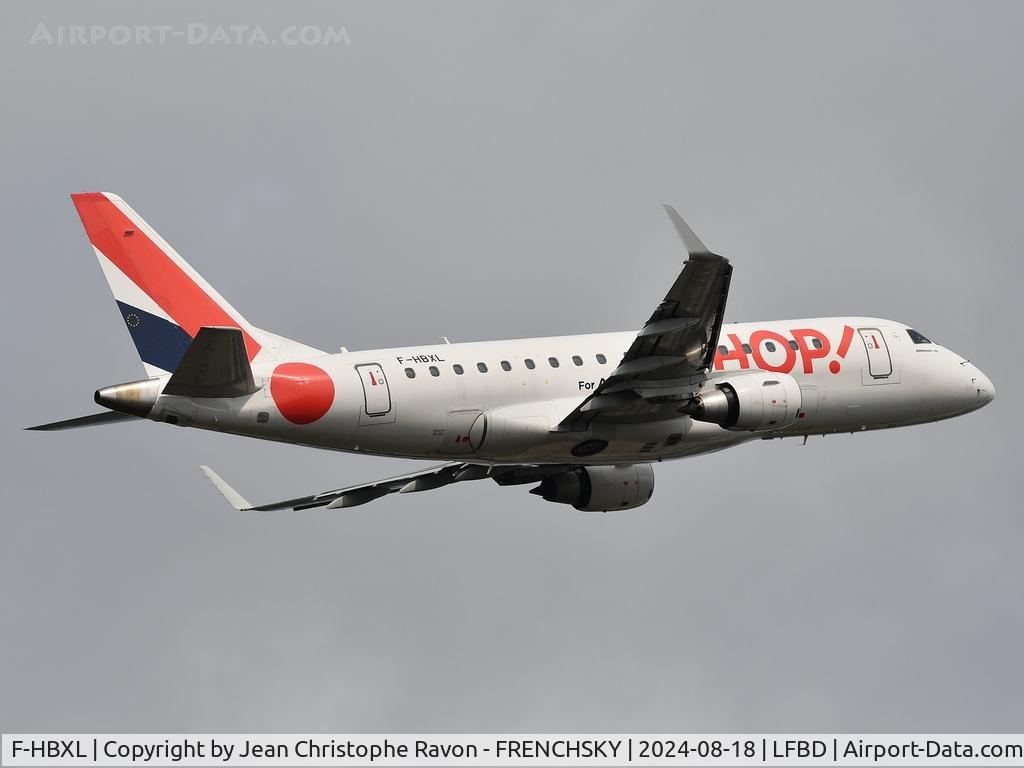 F-HBXL, 2004 Embraer 170LR (ERJ-170-100LR) C/N 17000009, Bordeaux (BOD)	Lyon (LYS)	AF1513