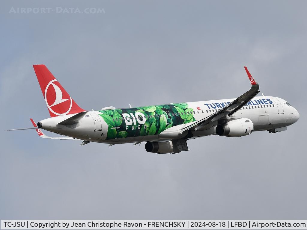 TC-JSU, 2015 Airbus A321-231 C/N 6709, TH1390 Turkish Airlines (Bio Fuel Livery)
