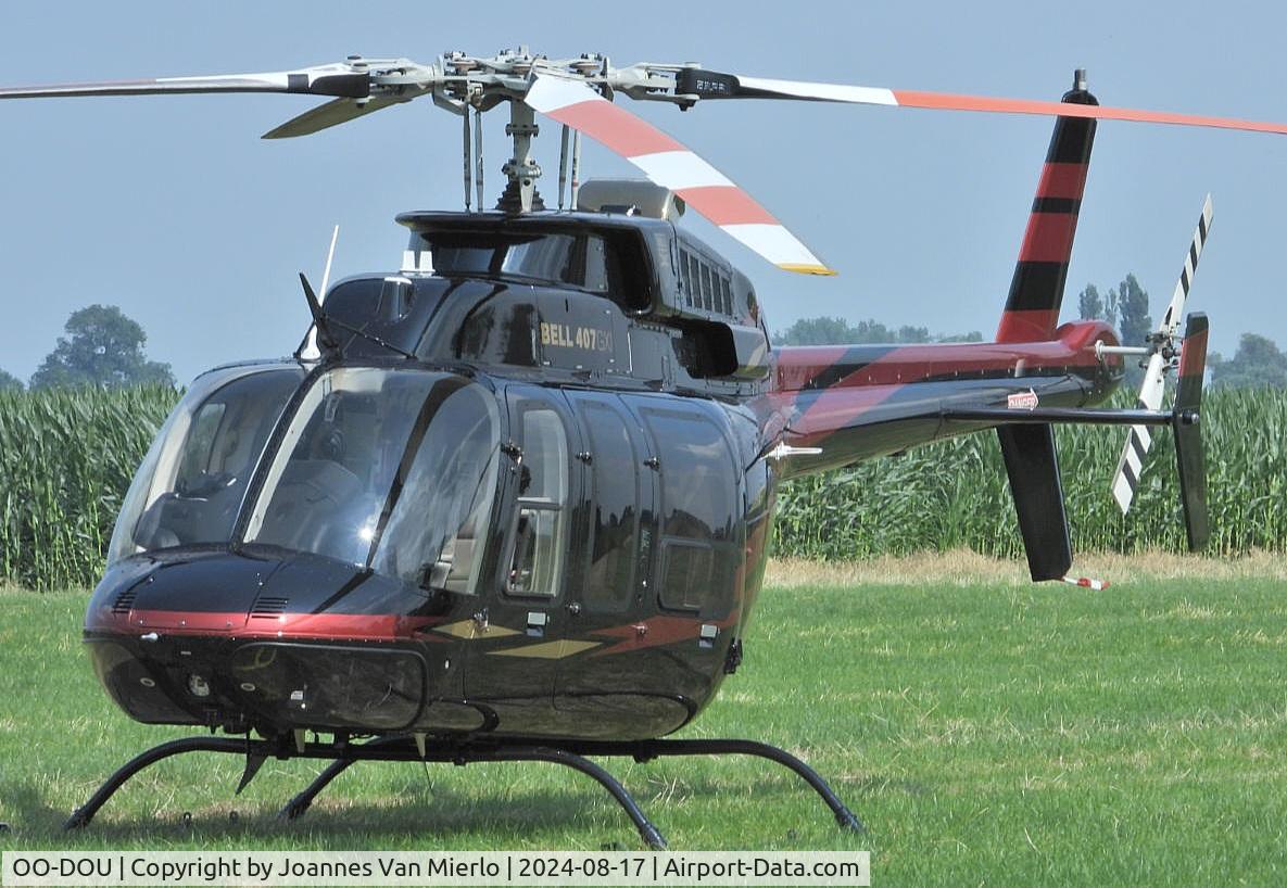 OO-DOU, 2021 Bell 407GXi C/N 54957, ROTORS event Belgium