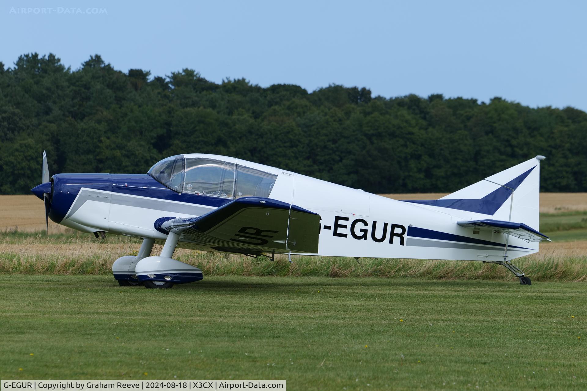 G-EGUR, 1961 Jodel D-140B Mousequetaire II C/N 52, Parked at Northrepps.